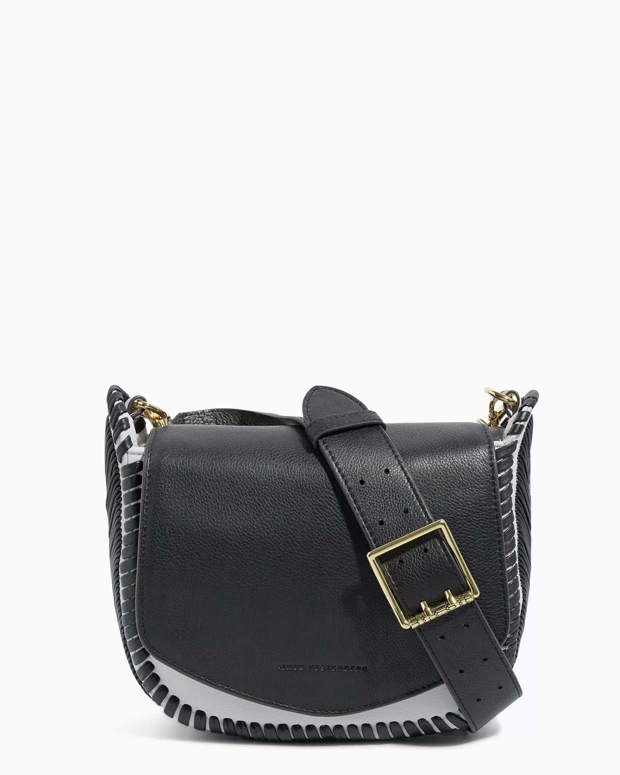 Aimee Kestenberg Crossbody Bags-All For Love Saddle Crossbody Black/Cloud
