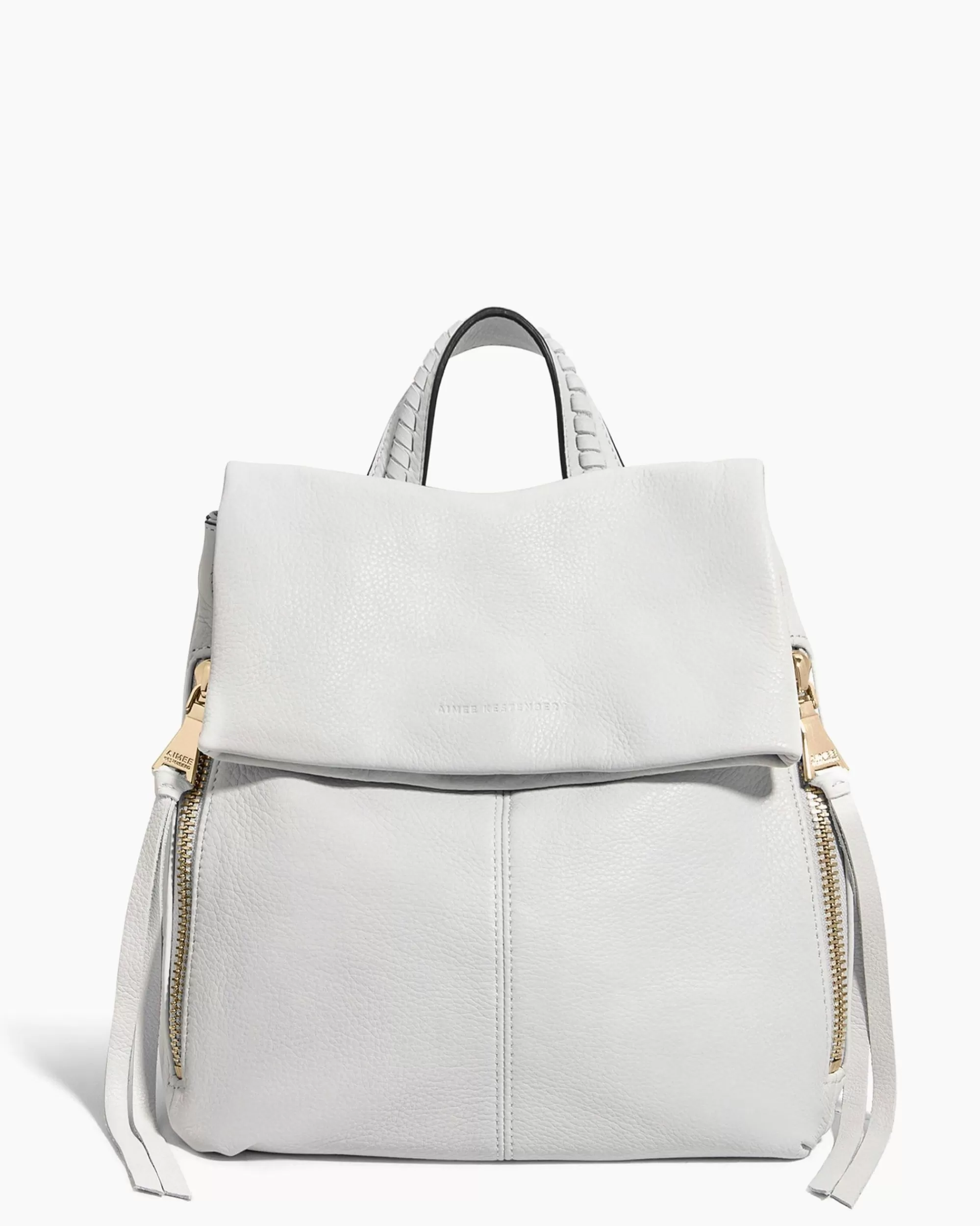 Aimee Kestenberg Backpacks-Bali Backpack Cloud With Shiny Gold