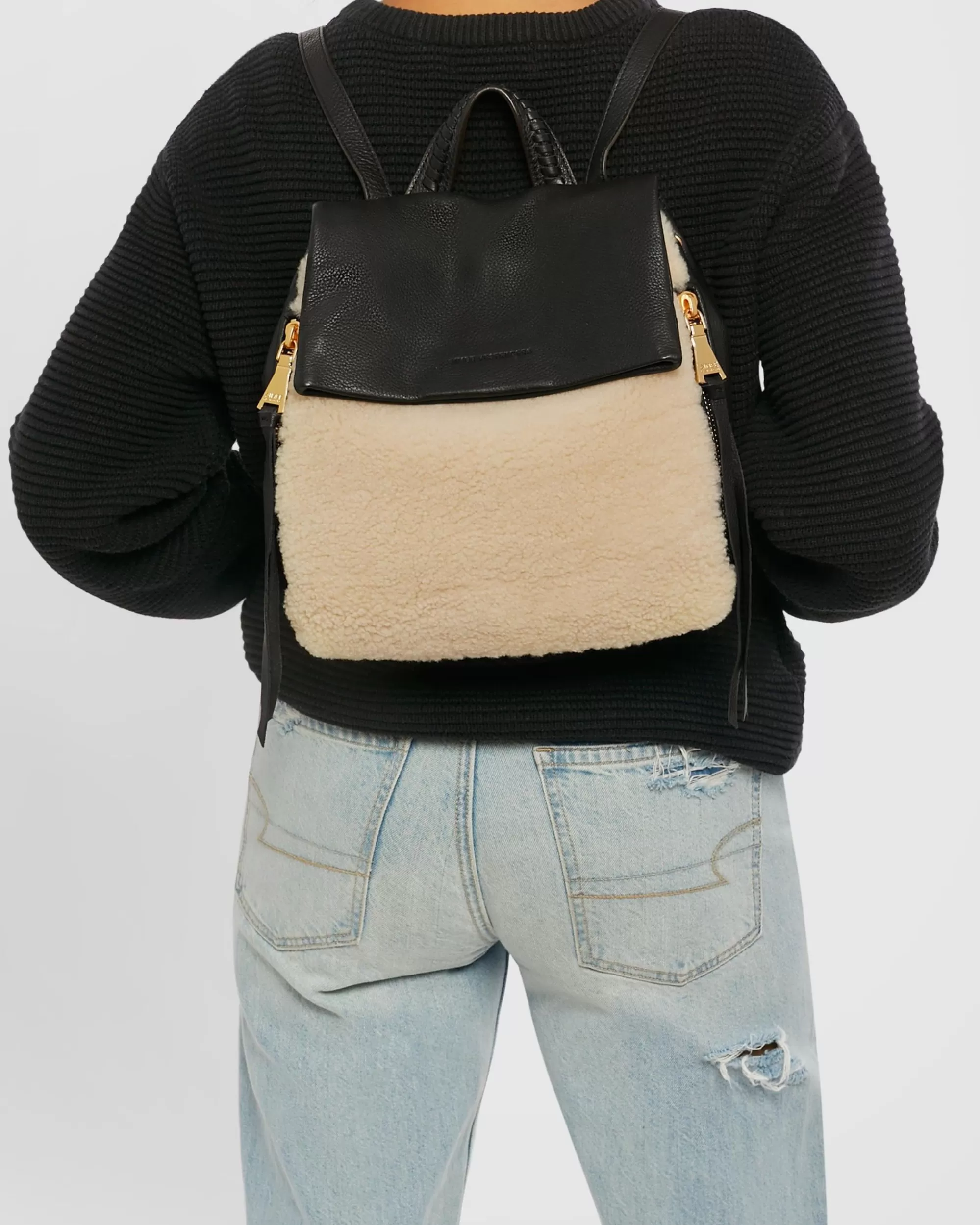 Aimee Kestenberg Backpacks-Bali Backpack Natural Shearling