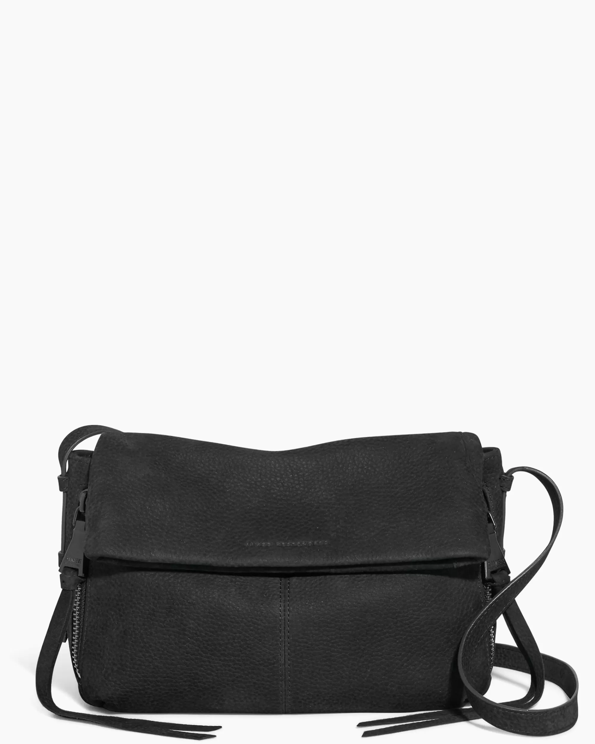 Aimee Kestenberg Crossbody Bags-Bali Crossbody Black Nubuck