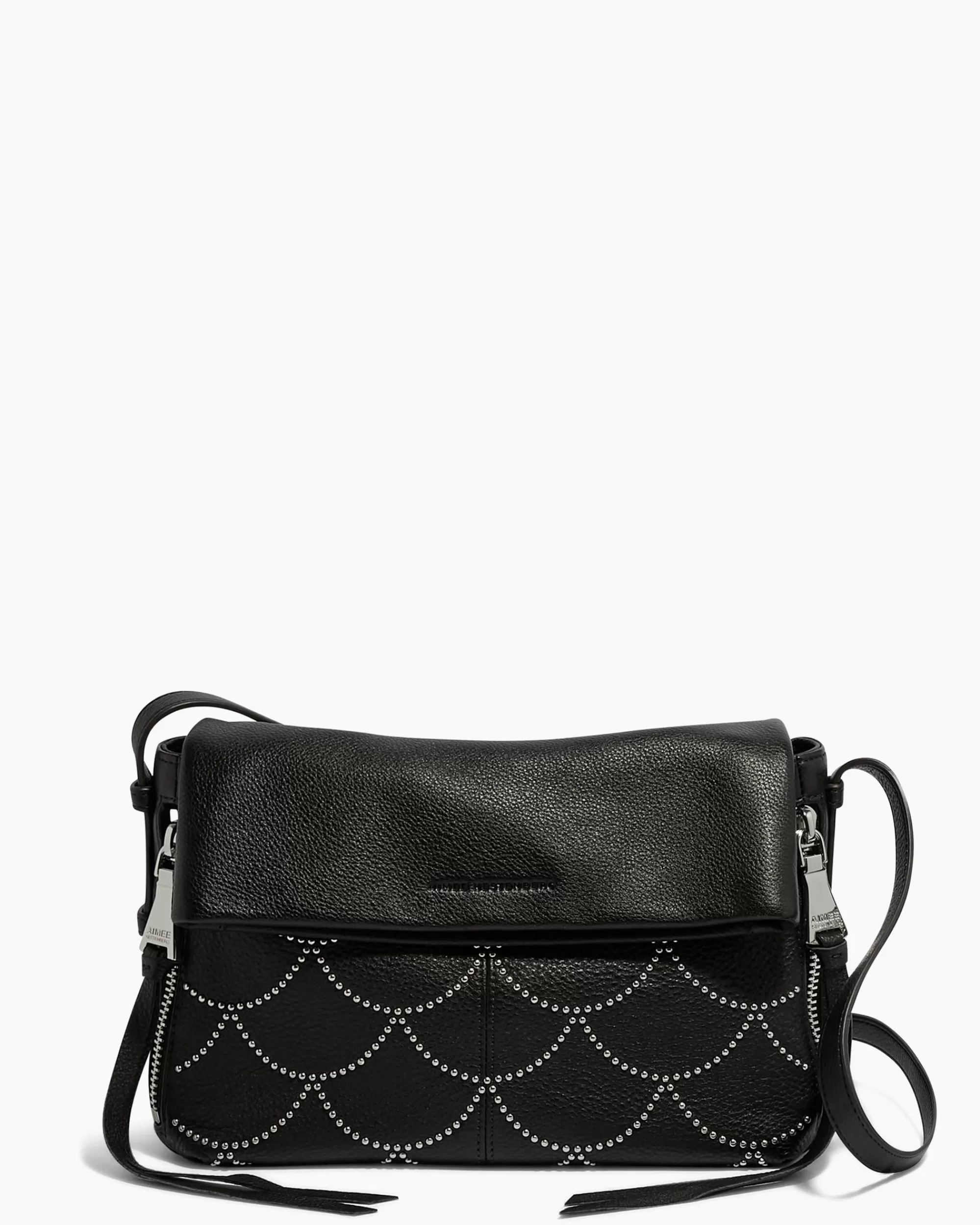 Aimee Kestenberg Crossbody Bags-Bali Crossbody Black Nile Studs