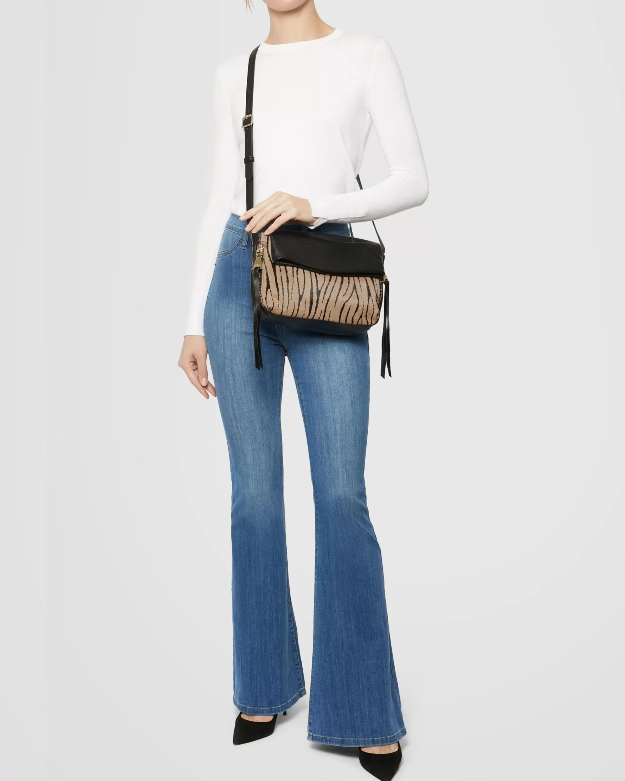 Aimee Kestenberg Crossbody Bags-Bali Crossbody Tiger Haircalf