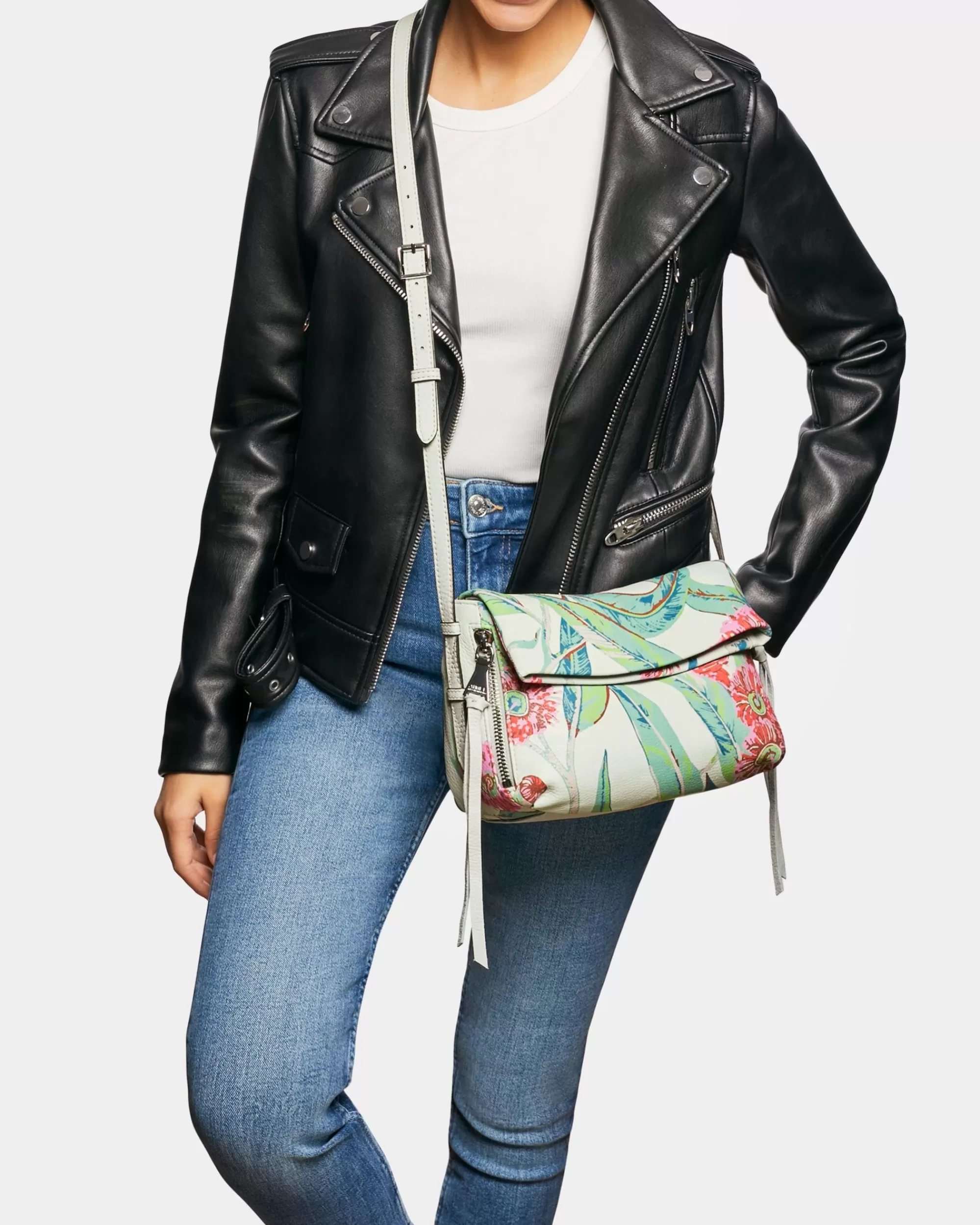 Aimee Kestenberg Crossbody Bags-Bali Crossbody Eucalyptus Print
