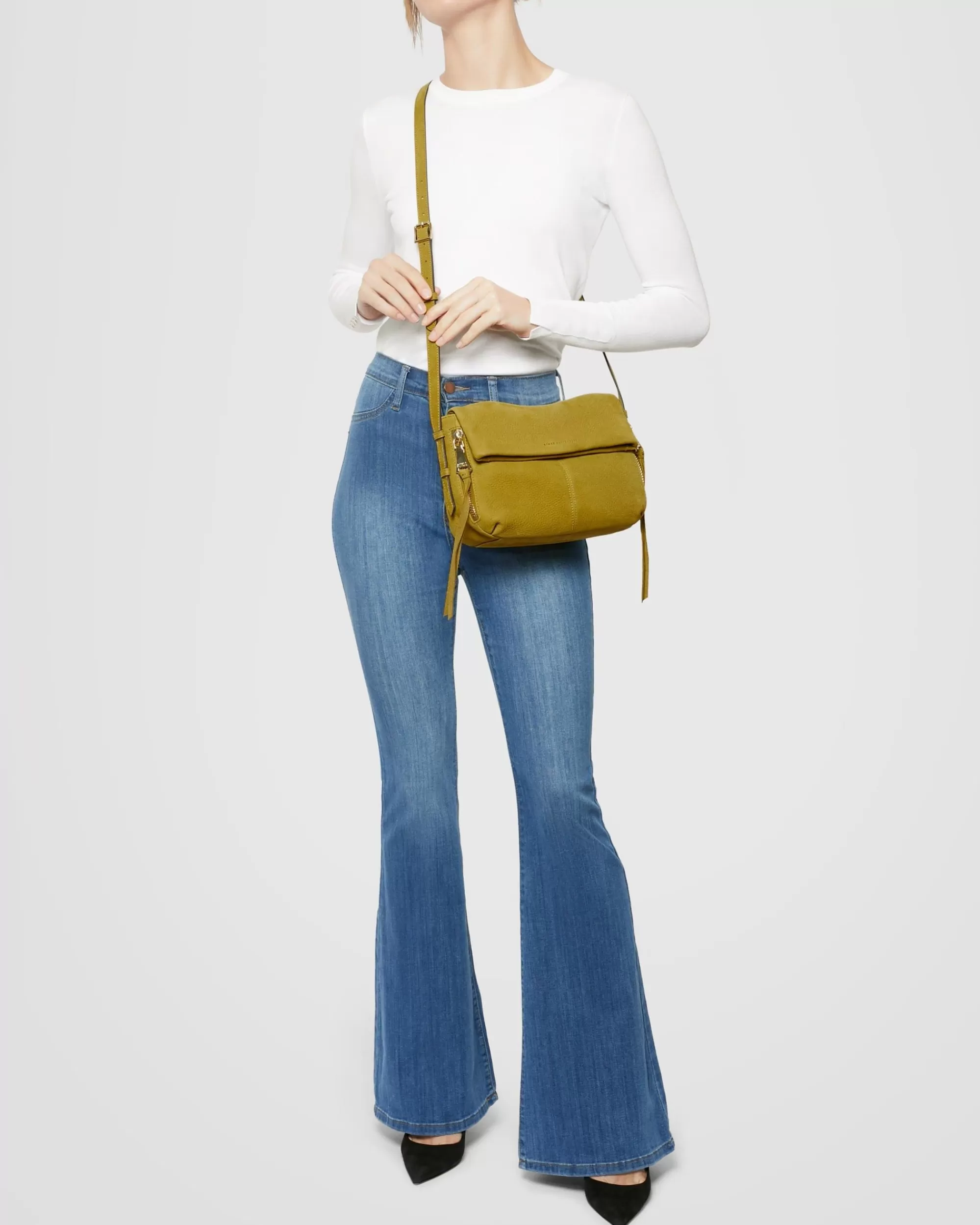 Aimee Kestenberg Crossbody Bags-Bali Crossbody Cumin Nubuck