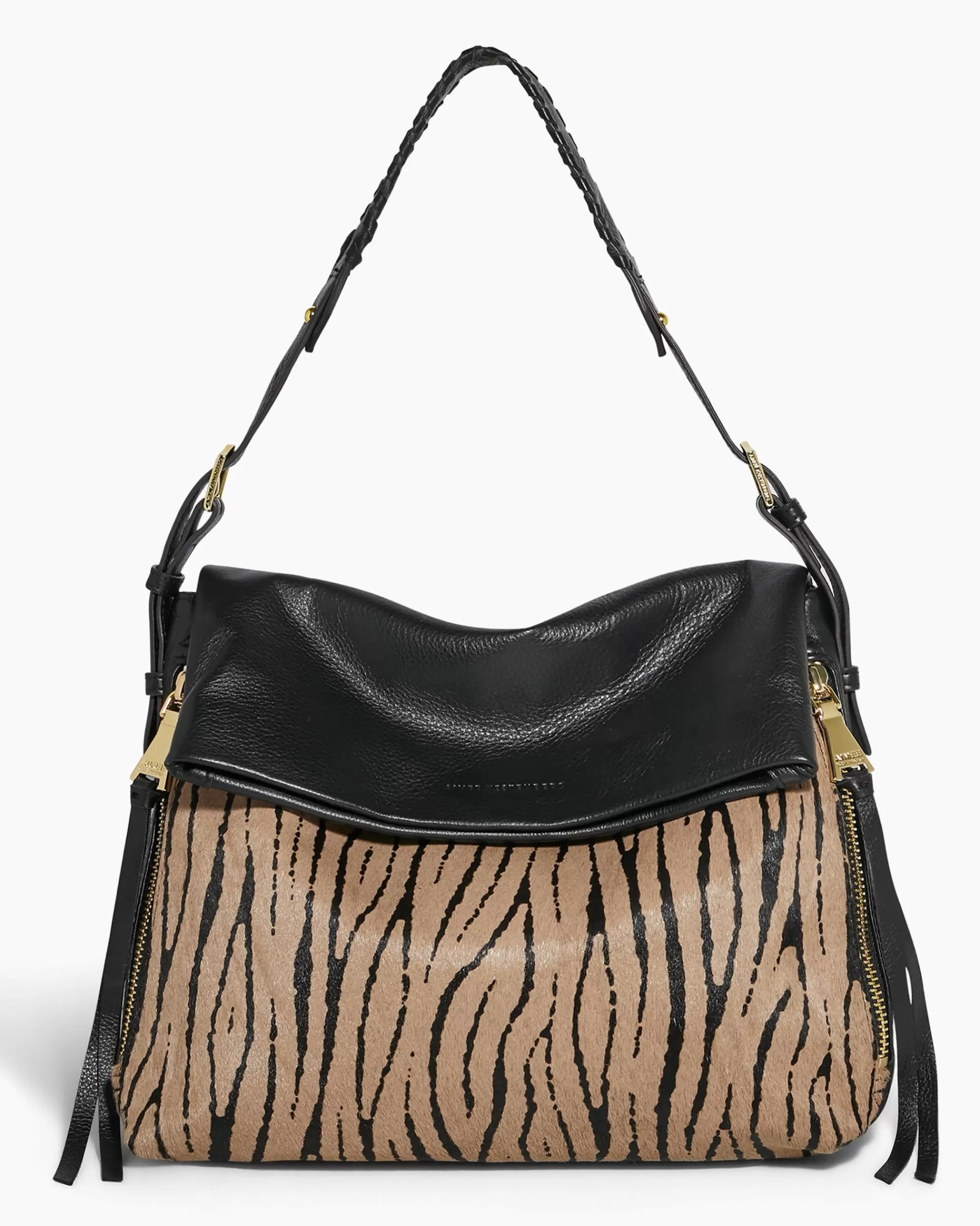 Aimee Kestenberg Shoulder Bags-Bali Novelty Hobo Tiger Haircalf