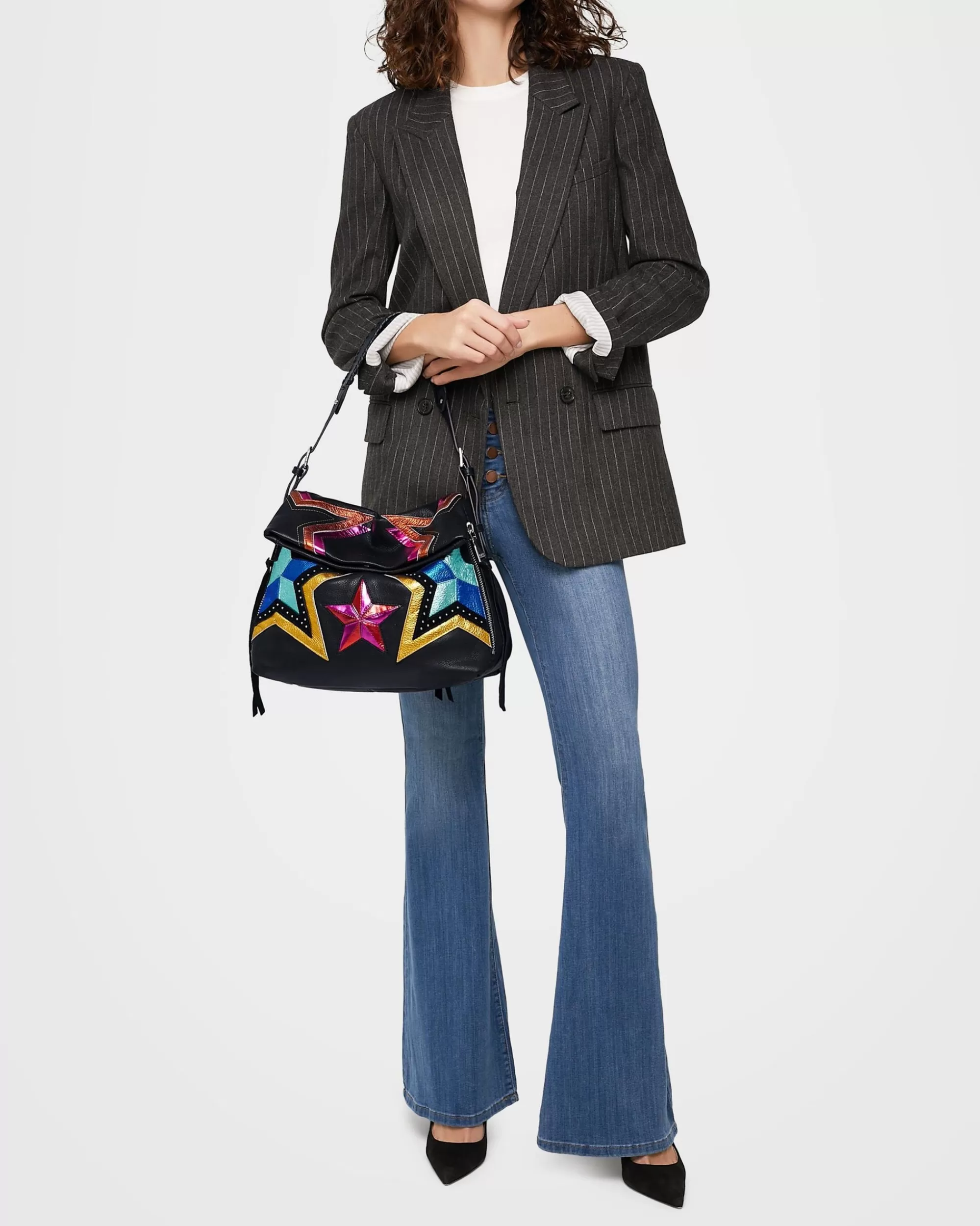 Aimee Kestenberg Shoulder Bags-Bali Novelty Hobo Stardust