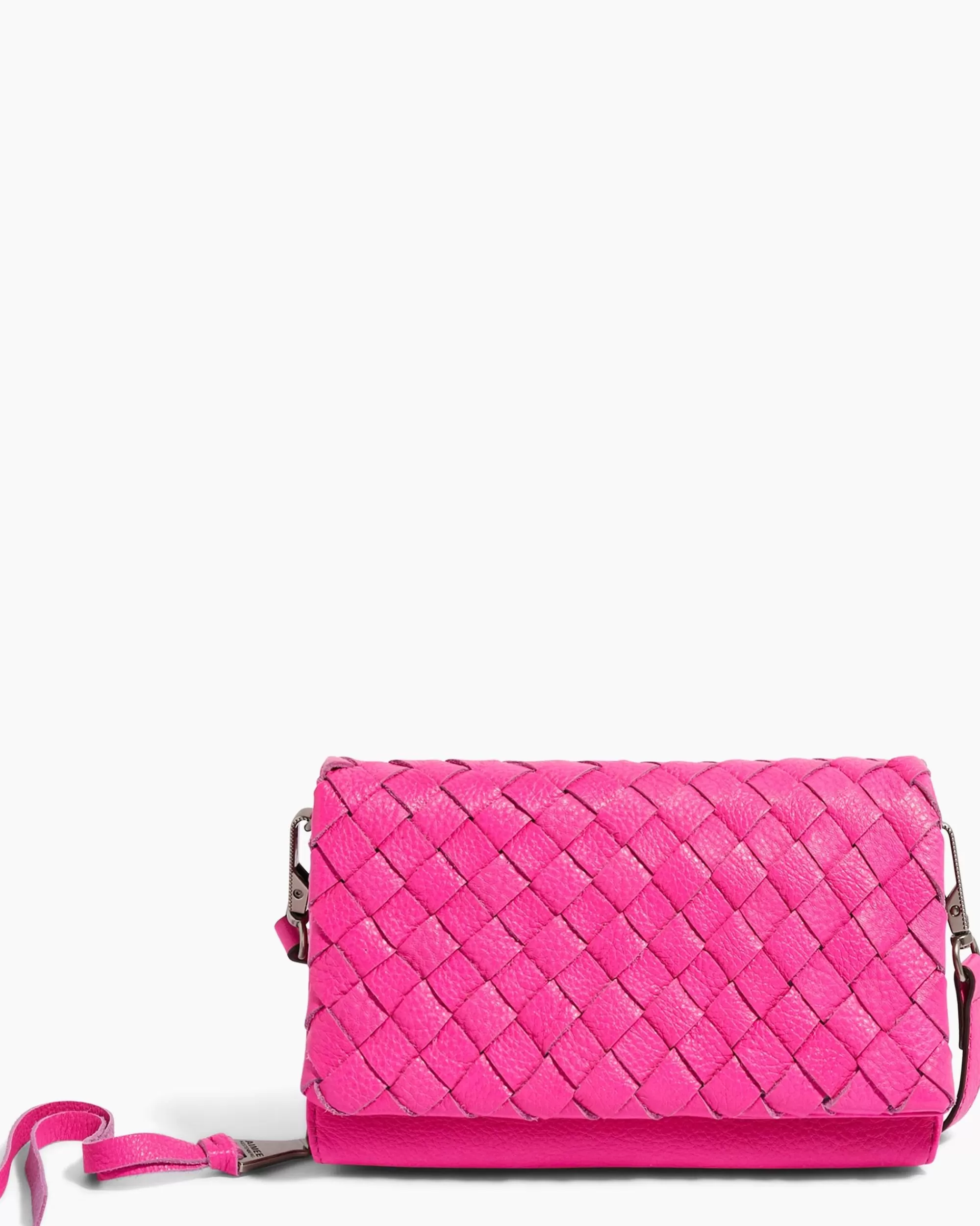 Aimee Kestenberg Crossbody Bags-Bali Wallet Crossbody Hot Pink Woven