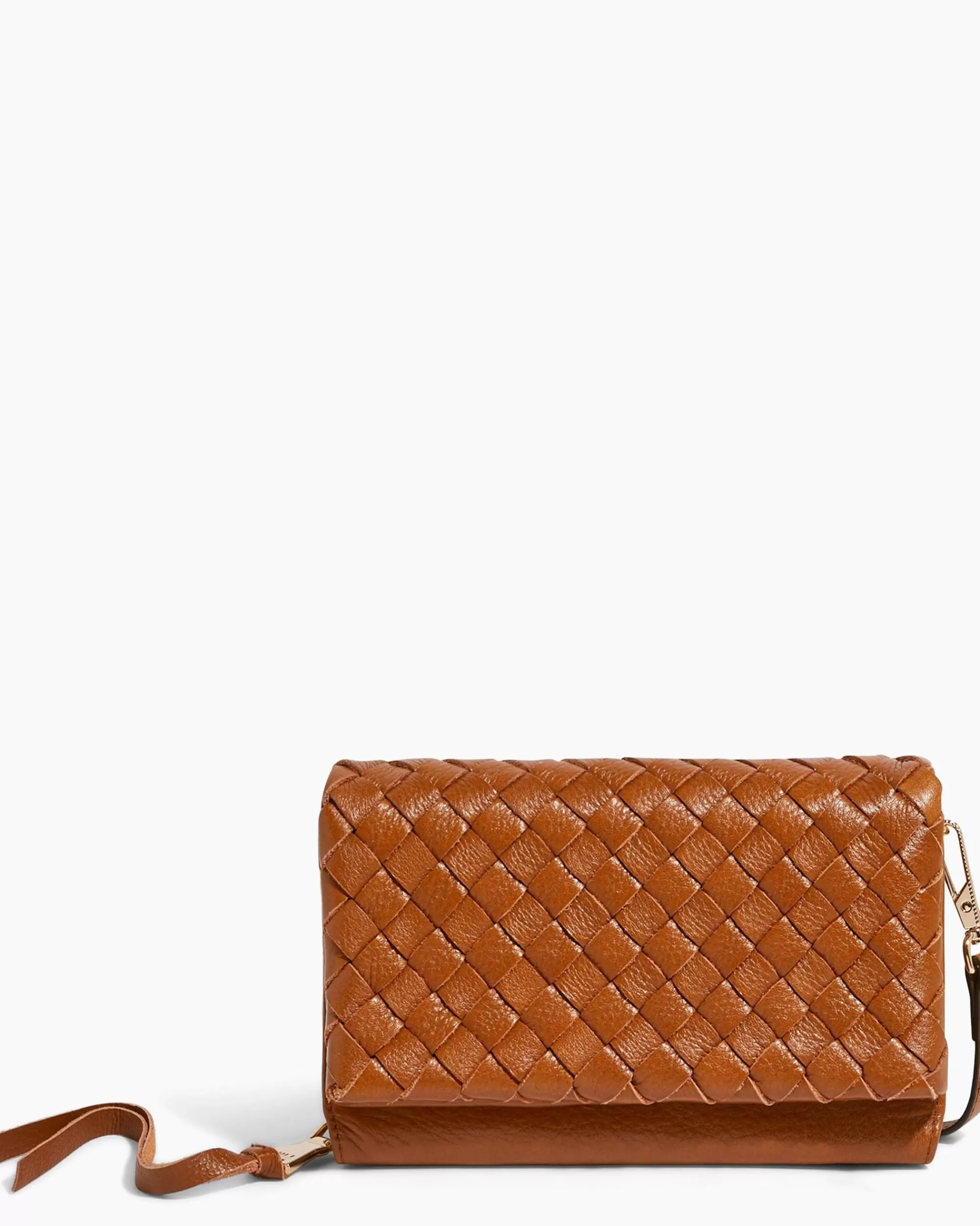 Aimee Kestenberg Crossbody Bags-Bali Wallet Crossbody Cinnamon Woven