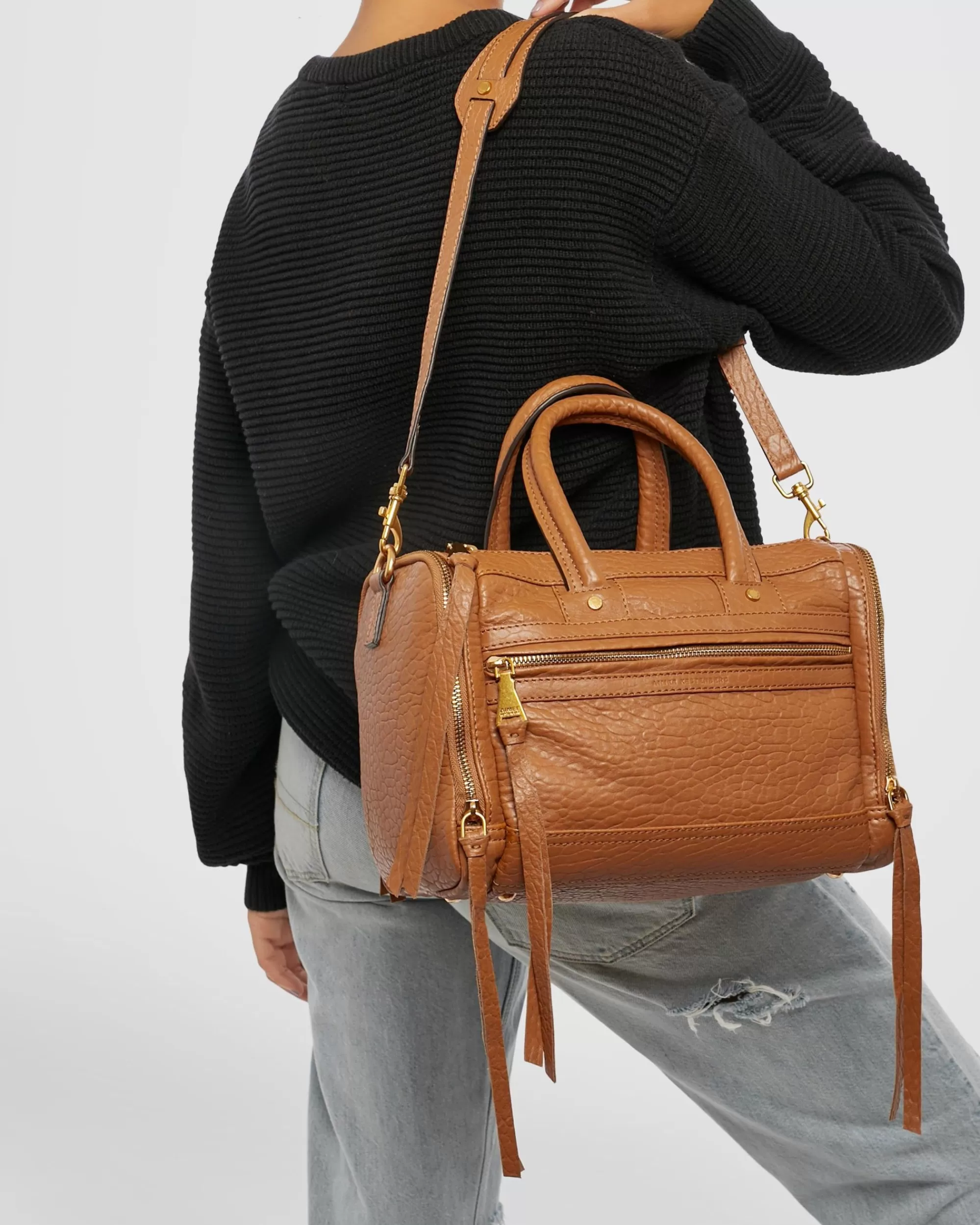 Aimee Kestenberg Satchels-Car-Go Satchel Honeycomb