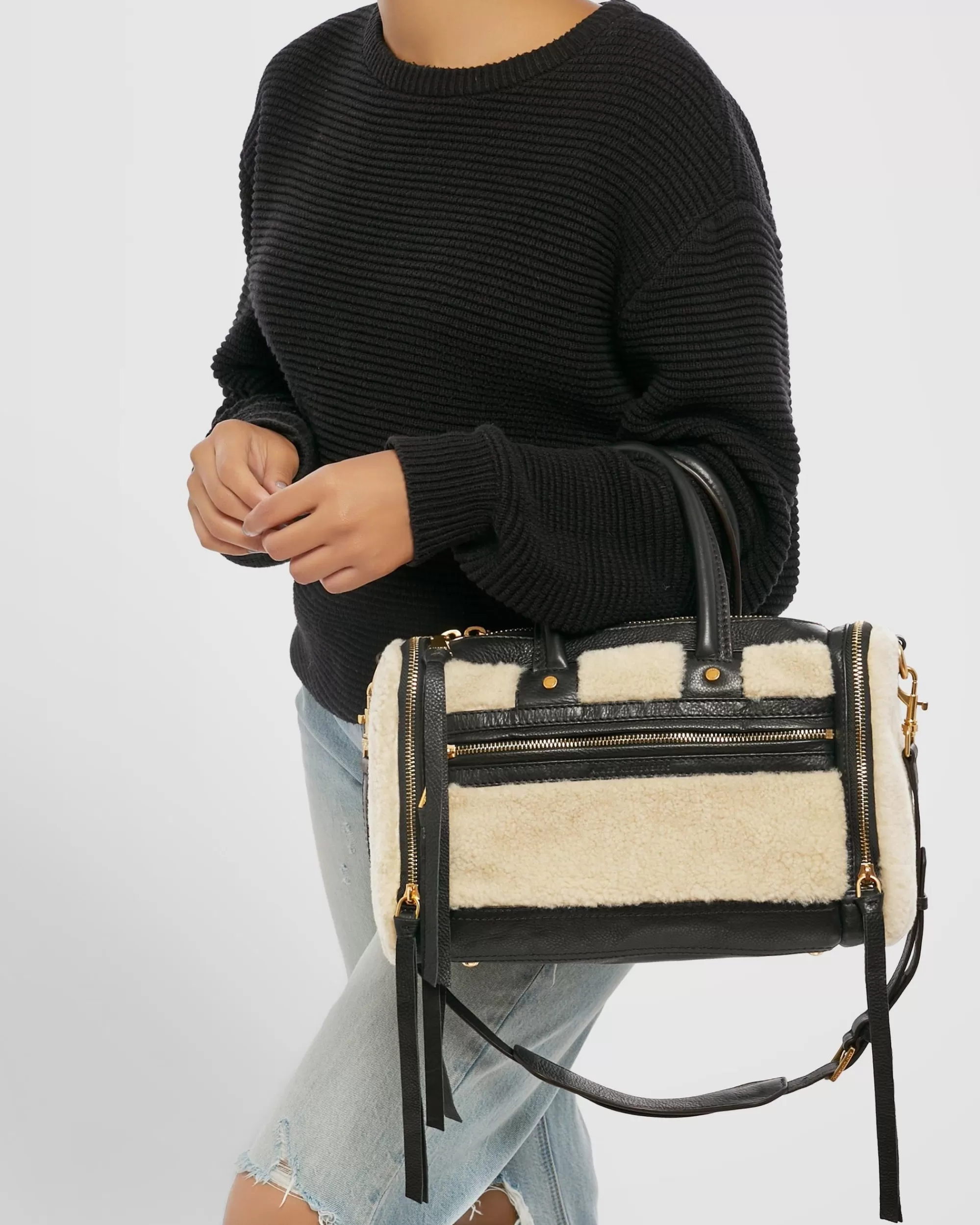 Aimee Kestenberg Satchels-Car-Go Satchel Shearling