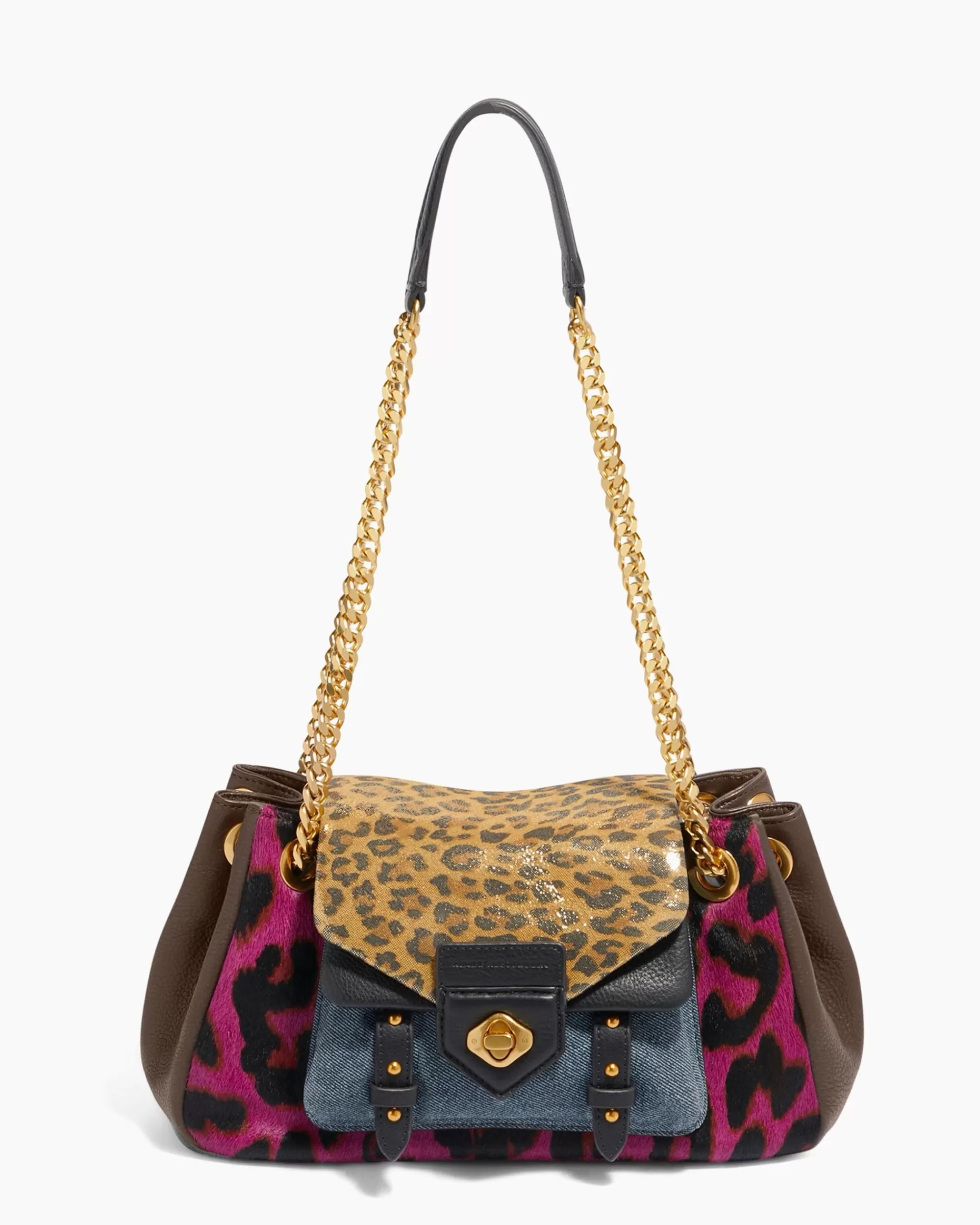 Aimee Kestenberg Satchels-Chain Reaction Novelty Satchel Multi Colorblock