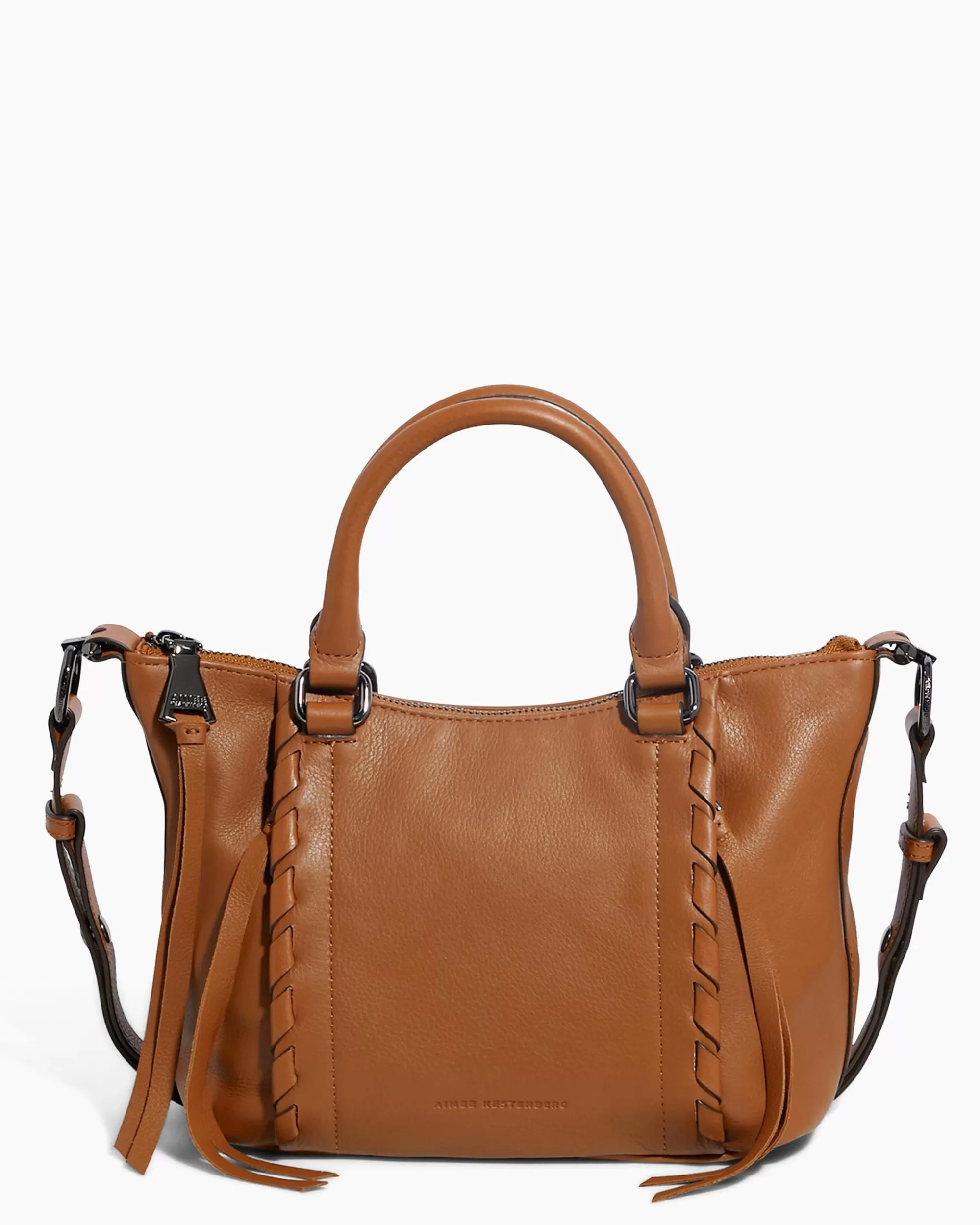 Aimee Kestenberg Crossbody Bags-Chakra Satchel Crossbody Chestnut