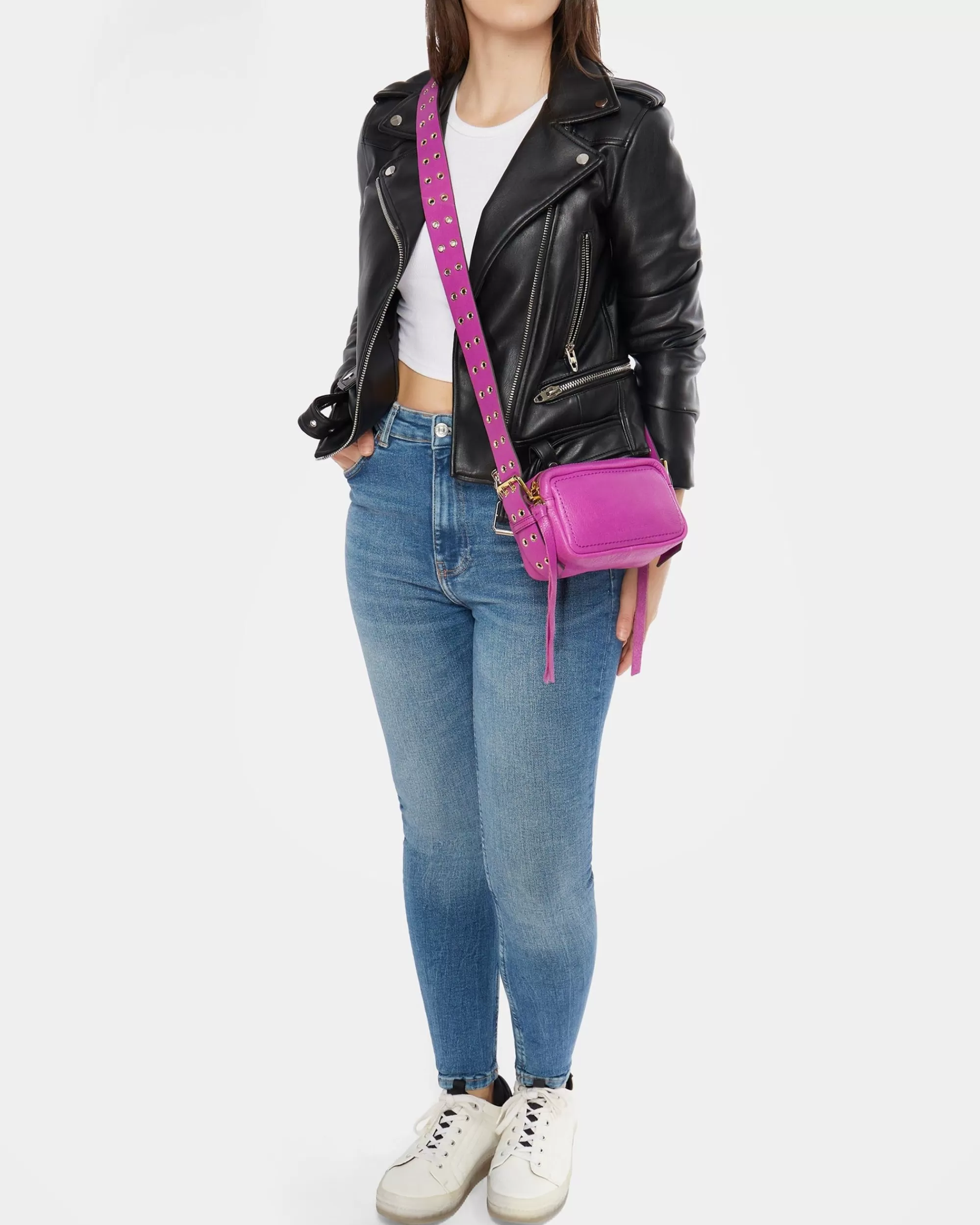Aimee Kestenberg Crossbody Bags-Cooper Crossbody Fuchsia Vintage