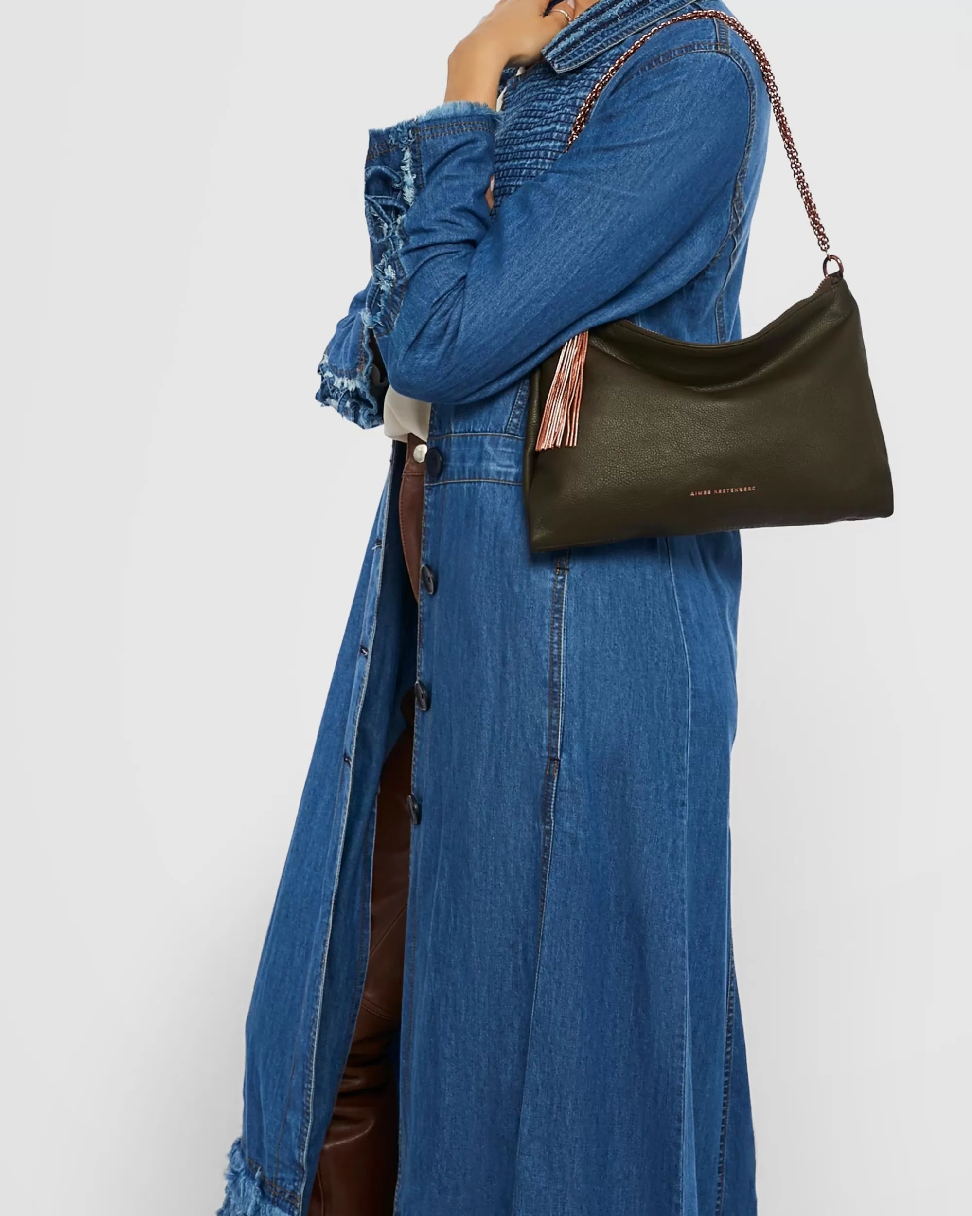 Aimee Kestenberg Satchels-Dance With Me Chain Shoulder Forest