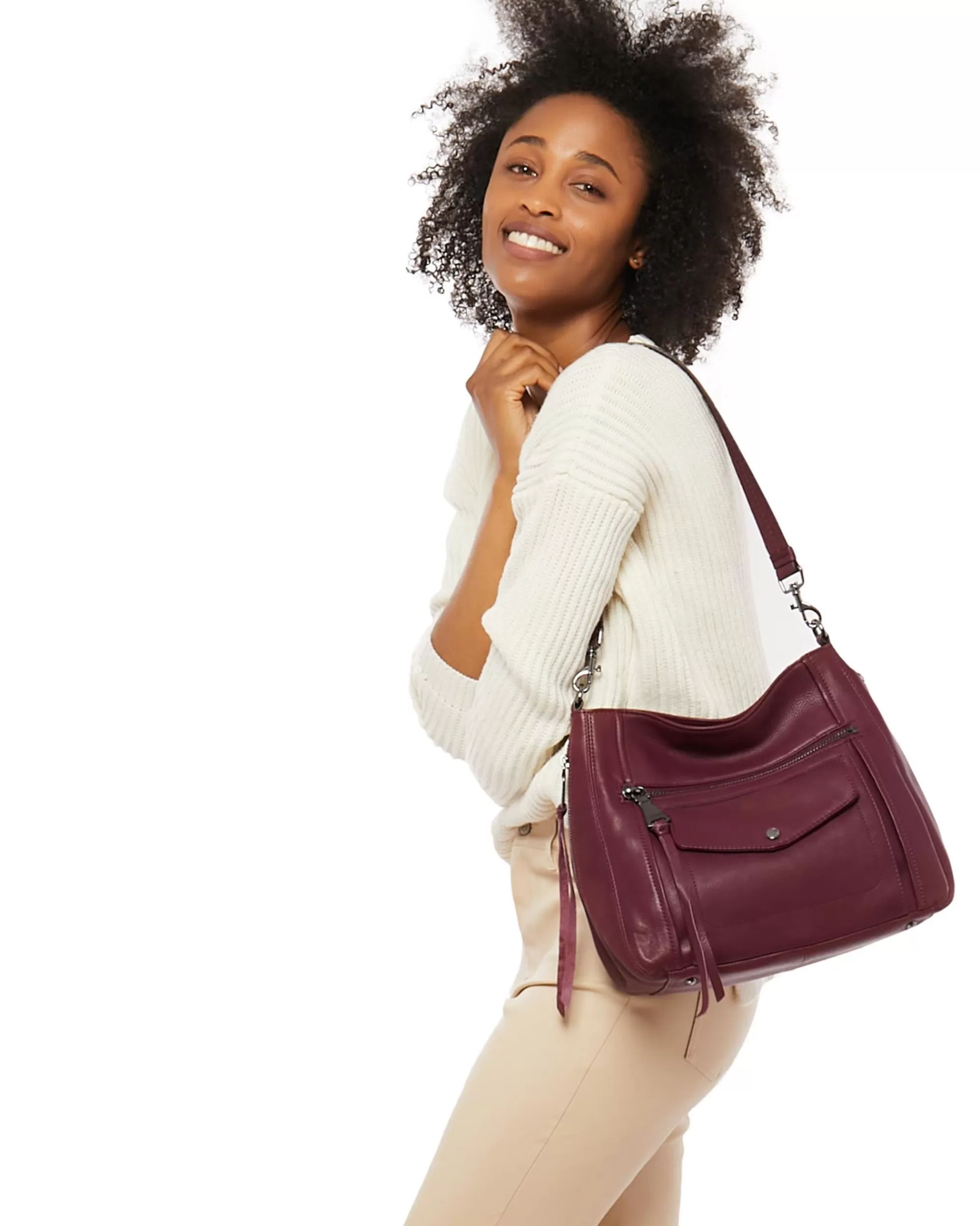 Aimee Kestenberg Hobos-Fair Game Hobo Oxblood