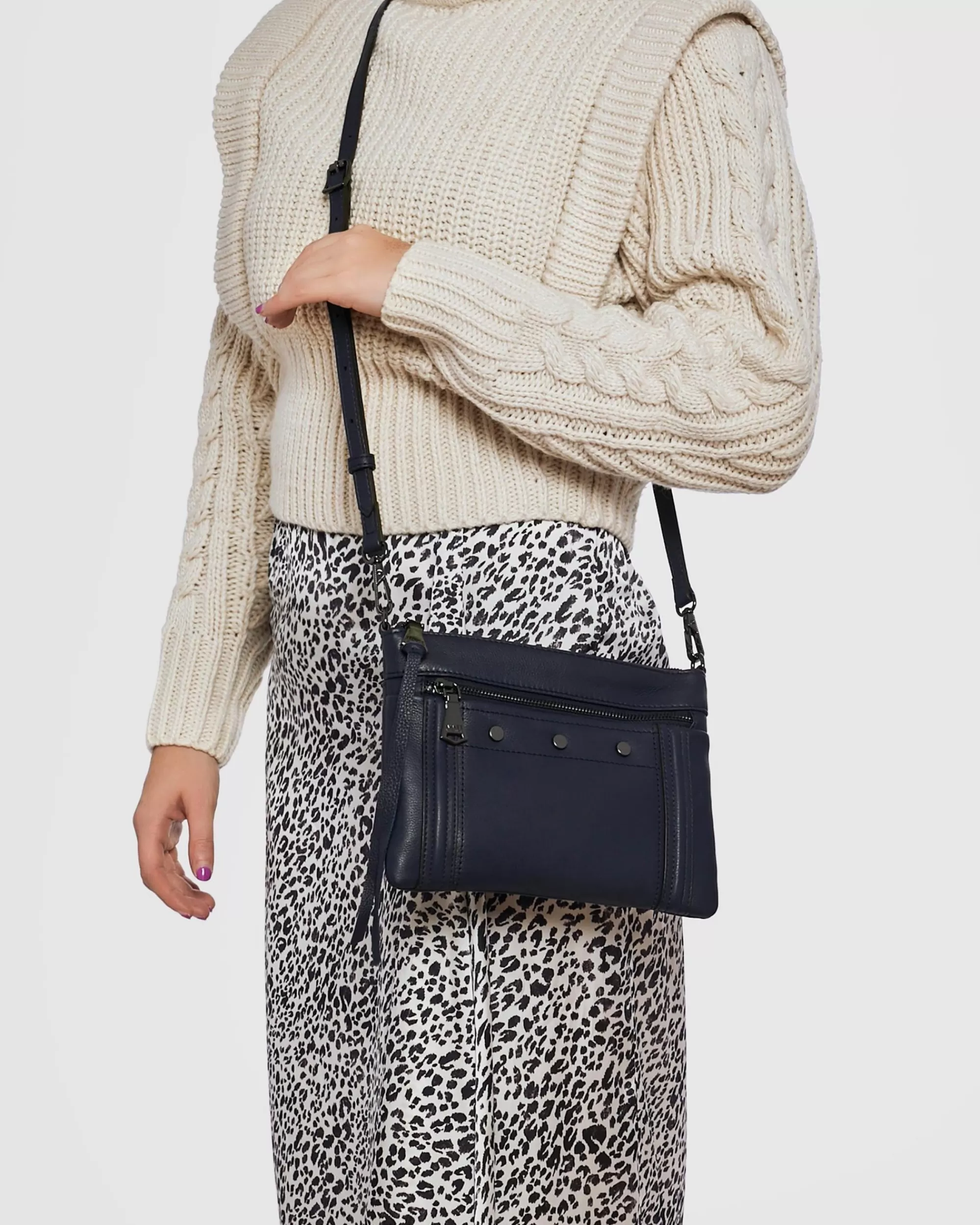 Aimee Kestenberg Crossbody Bags-Fair Game Mini Crossbody Navy