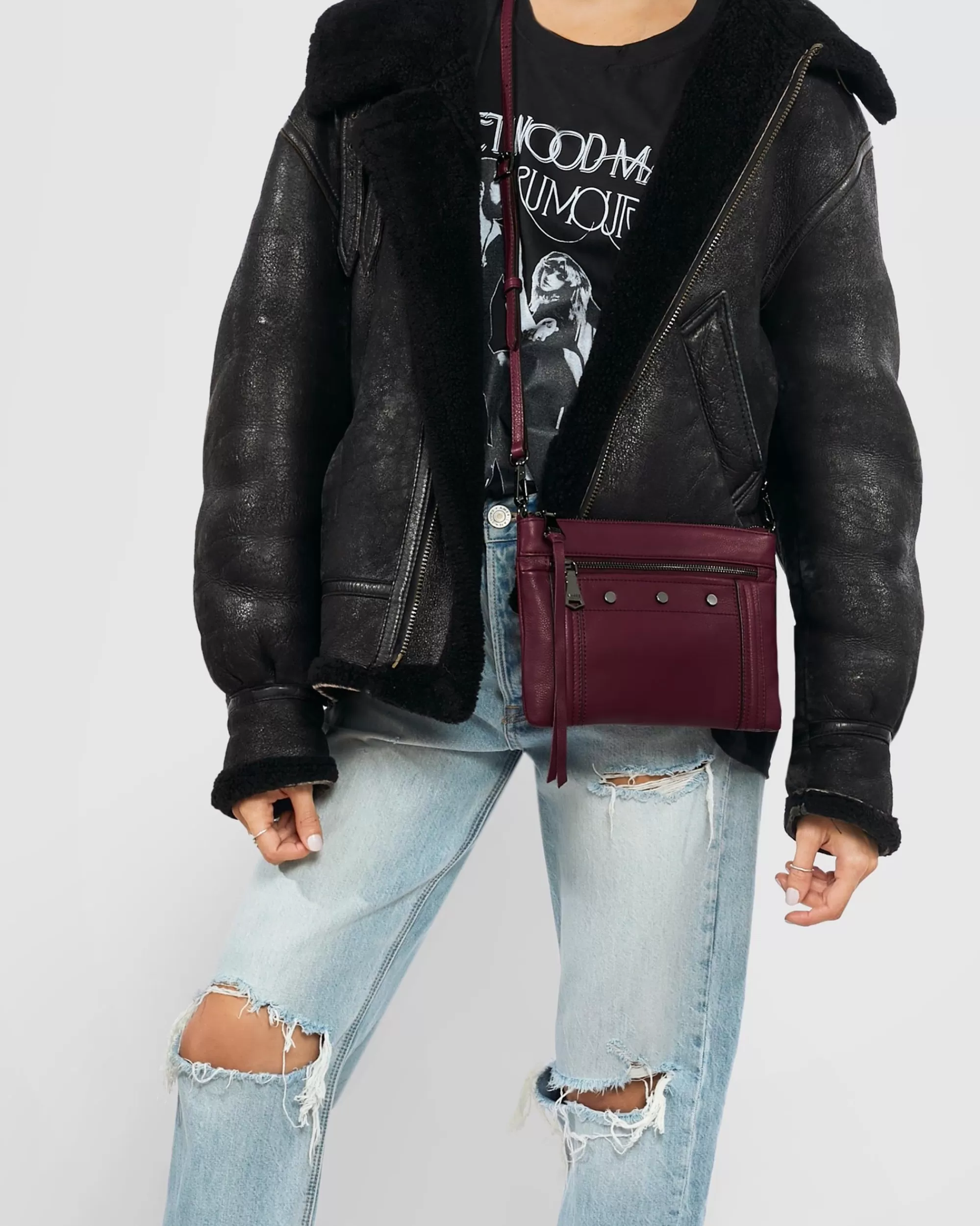 Aimee Kestenberg Crossbody Bags-Fair Game Mini Crossbody Berry