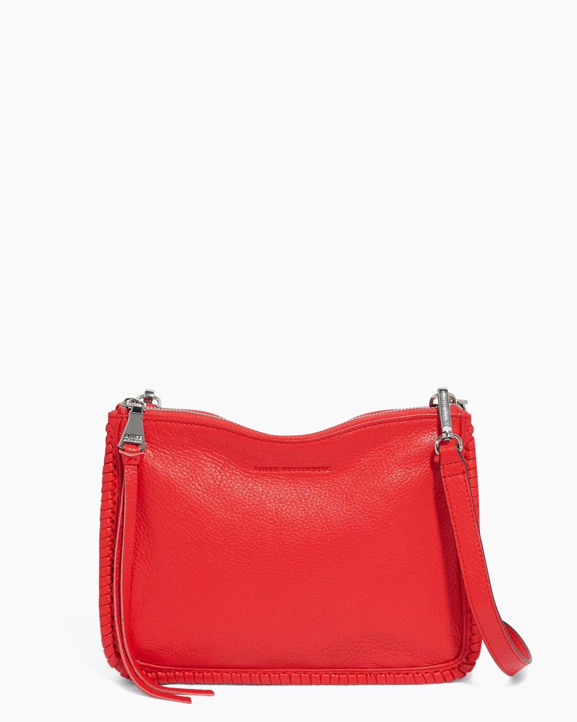 Aimee Kestenberg Crossbody Bags-Famous Double Top Zip Crossbody Firebird