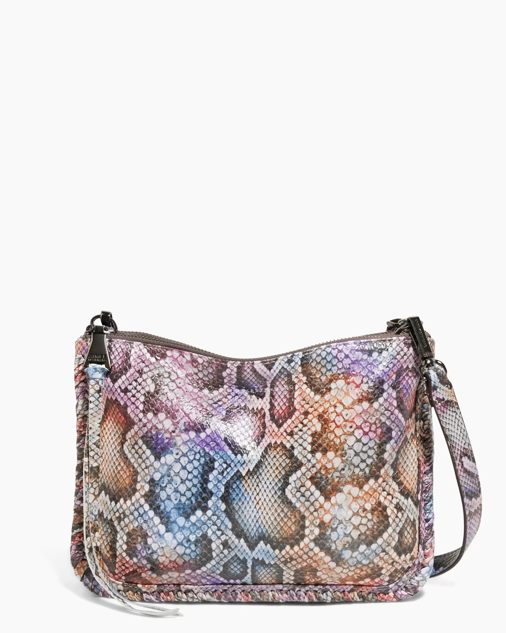Aimee Kestenberg Crossbody Bags-Famous Double Top Zip Crossbody Ombre Cobra