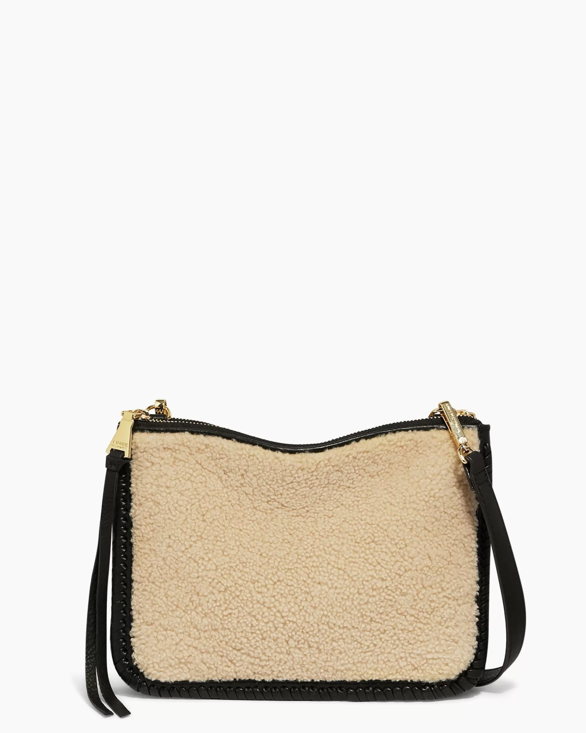 Aimee Kestenberg Crossbody Bags-Famous Double Top Zip Crossbody Shearling