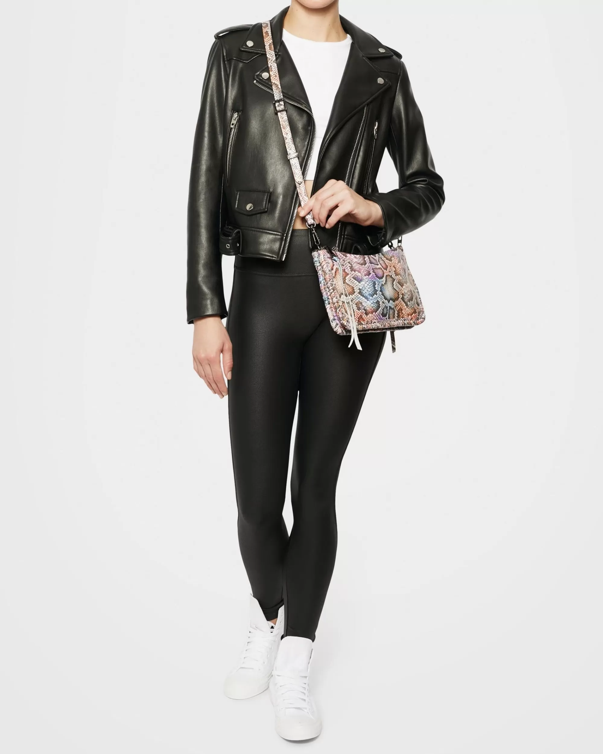 Aimee Kestenberg Crossbody Bags-Famous Double Top Zip Crossbody Ombre Cobra