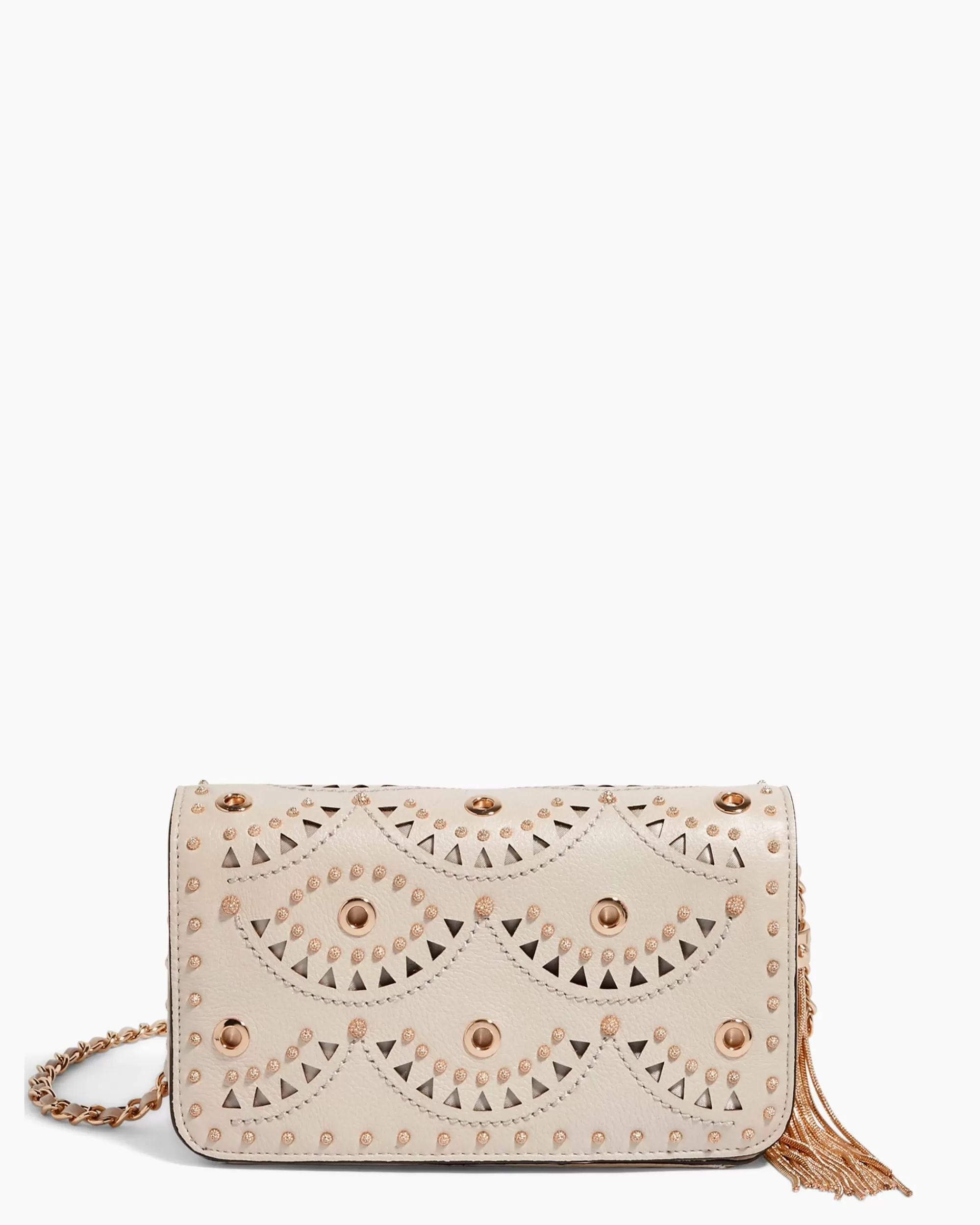 Aimee Kestenberg Shoulder Bags-Fiery Chain Shoulder Sandy Laser Cut