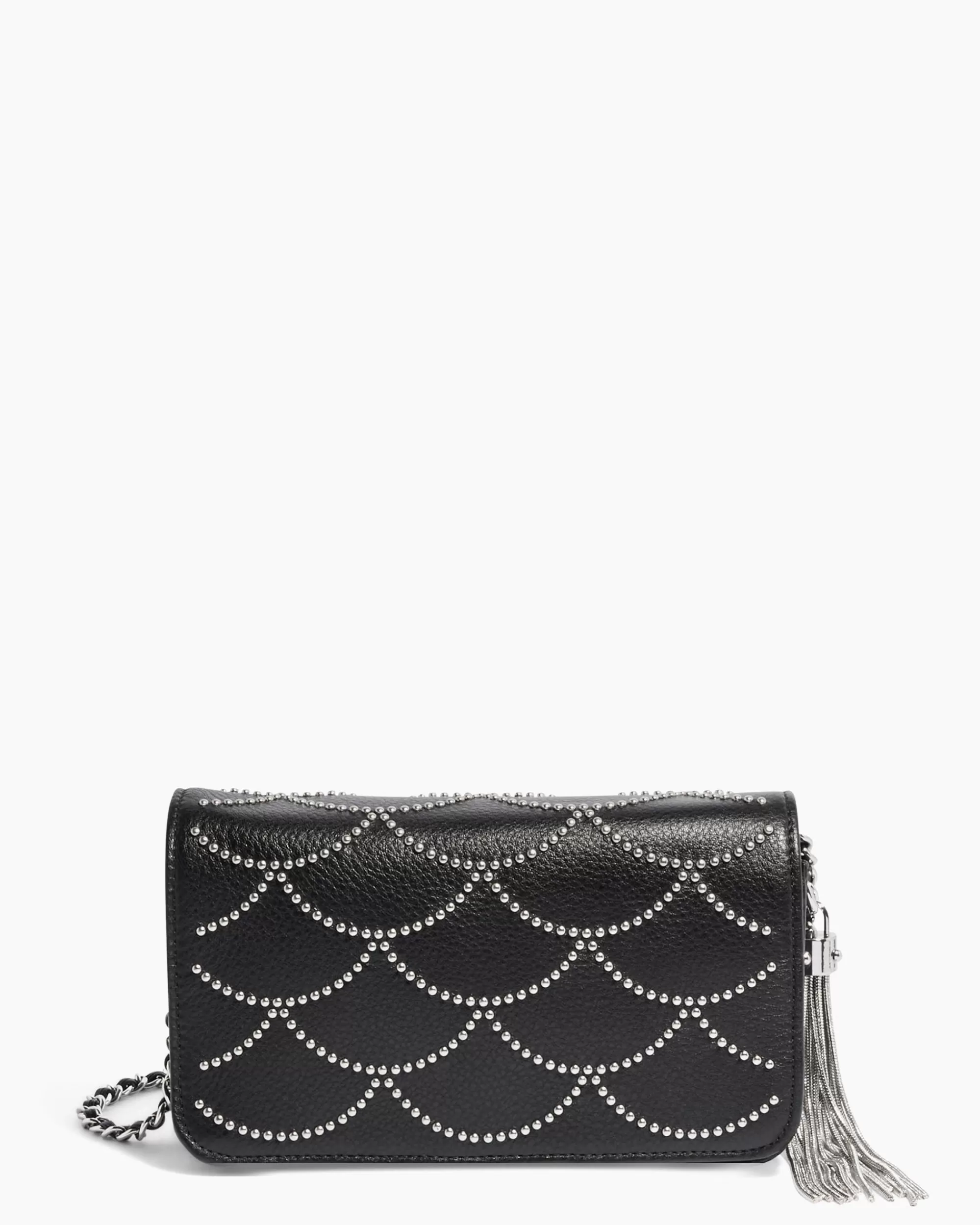 Aimee Kestenberg Shoulder Bags-Fiery Chain Shoulder Black Nile Studs
