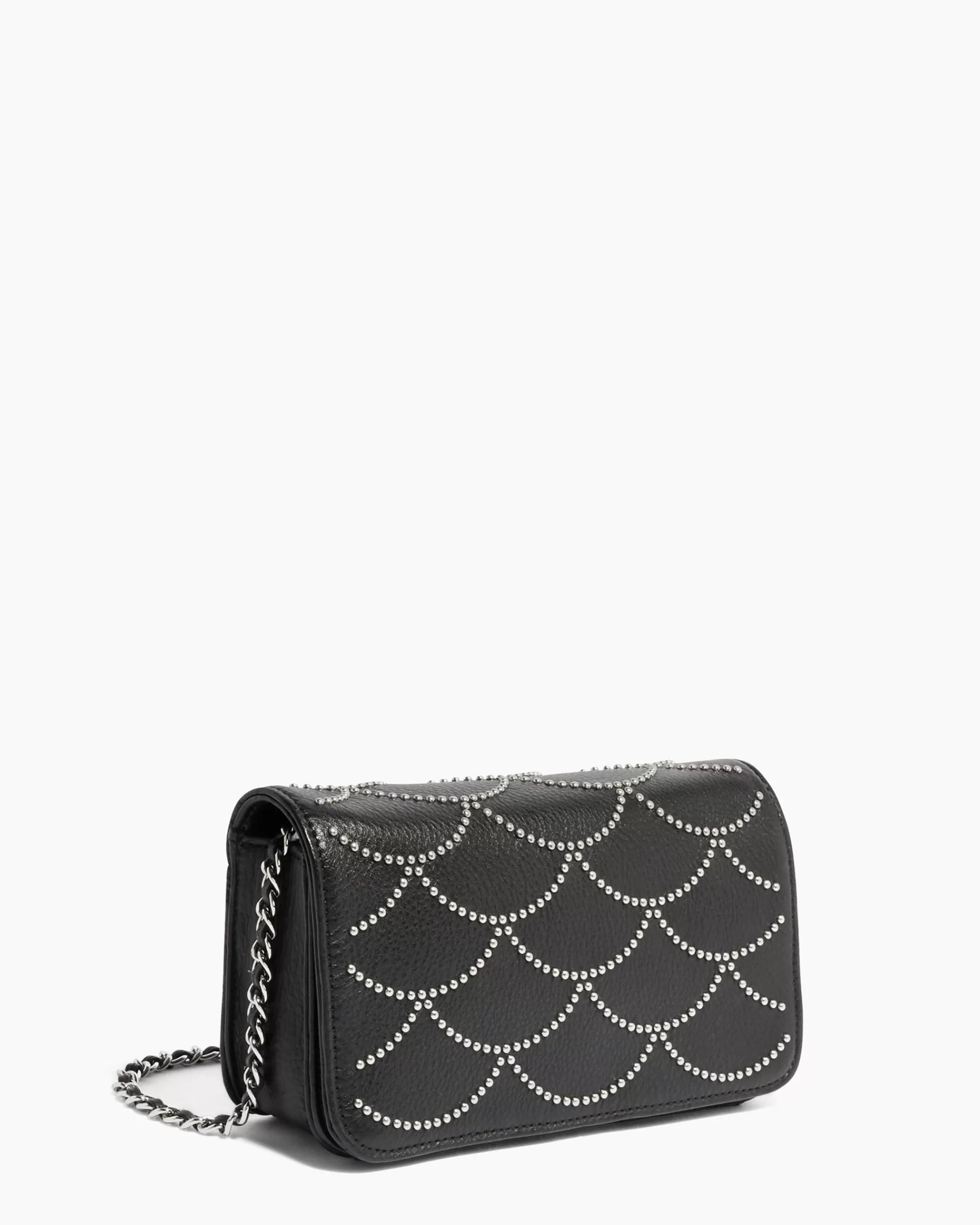 Aimee Kestenberg Shoulder Bags-Fiery Chain Shoulder Black Nile Studs