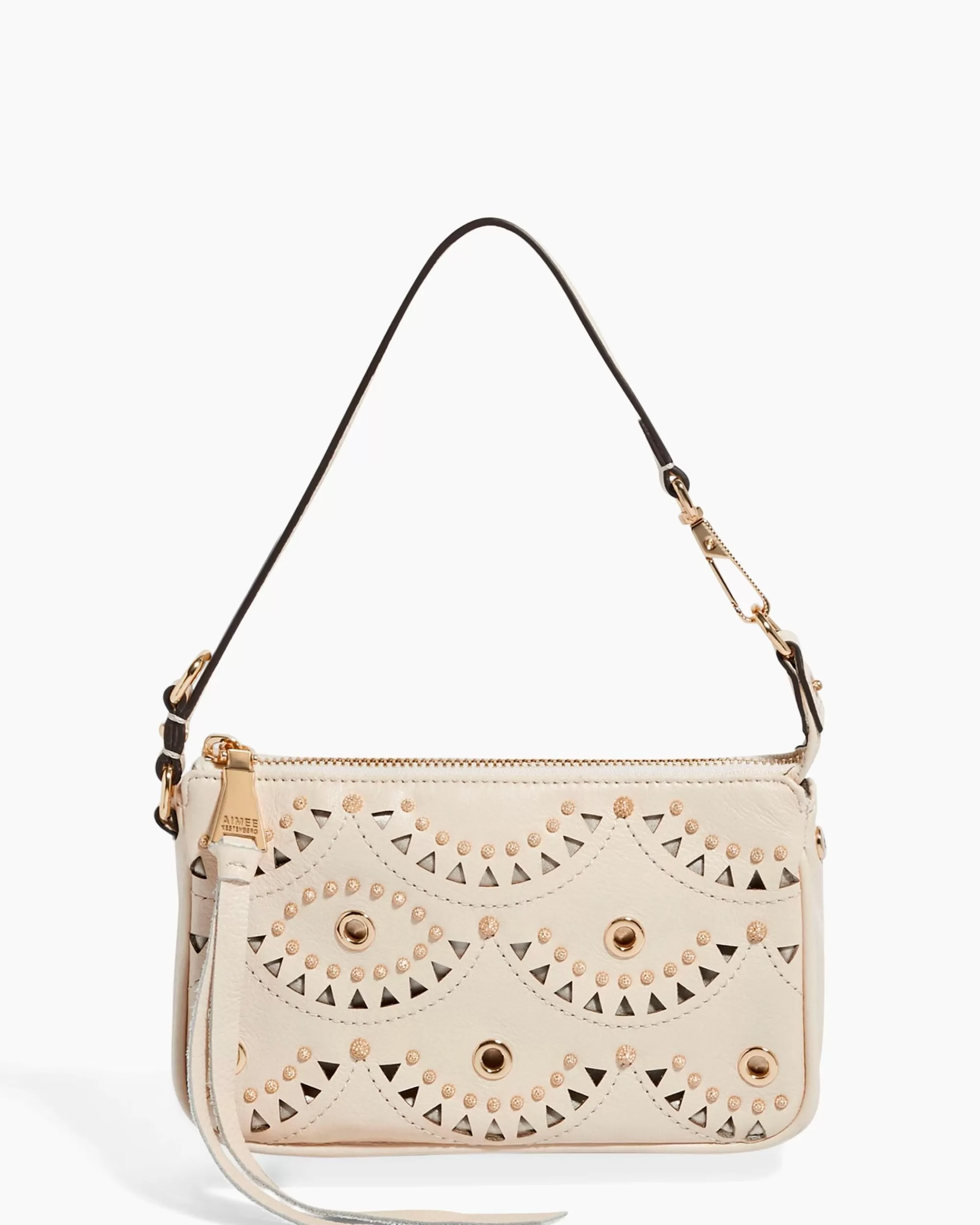 Aimee Kestenberg Shoulder Bags-Fiery Pouchette Sandy Laser Cut