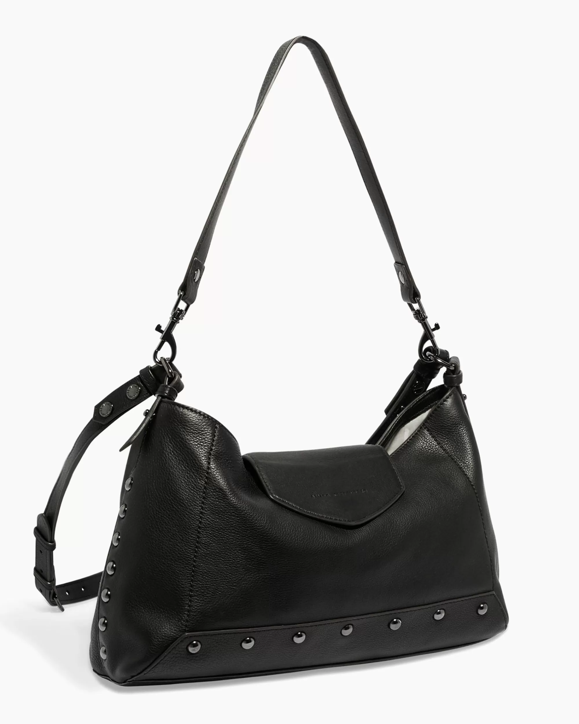 Aimee Kestenberg Satchels-Hella Good Shoulder Bag Black With Gunmetal