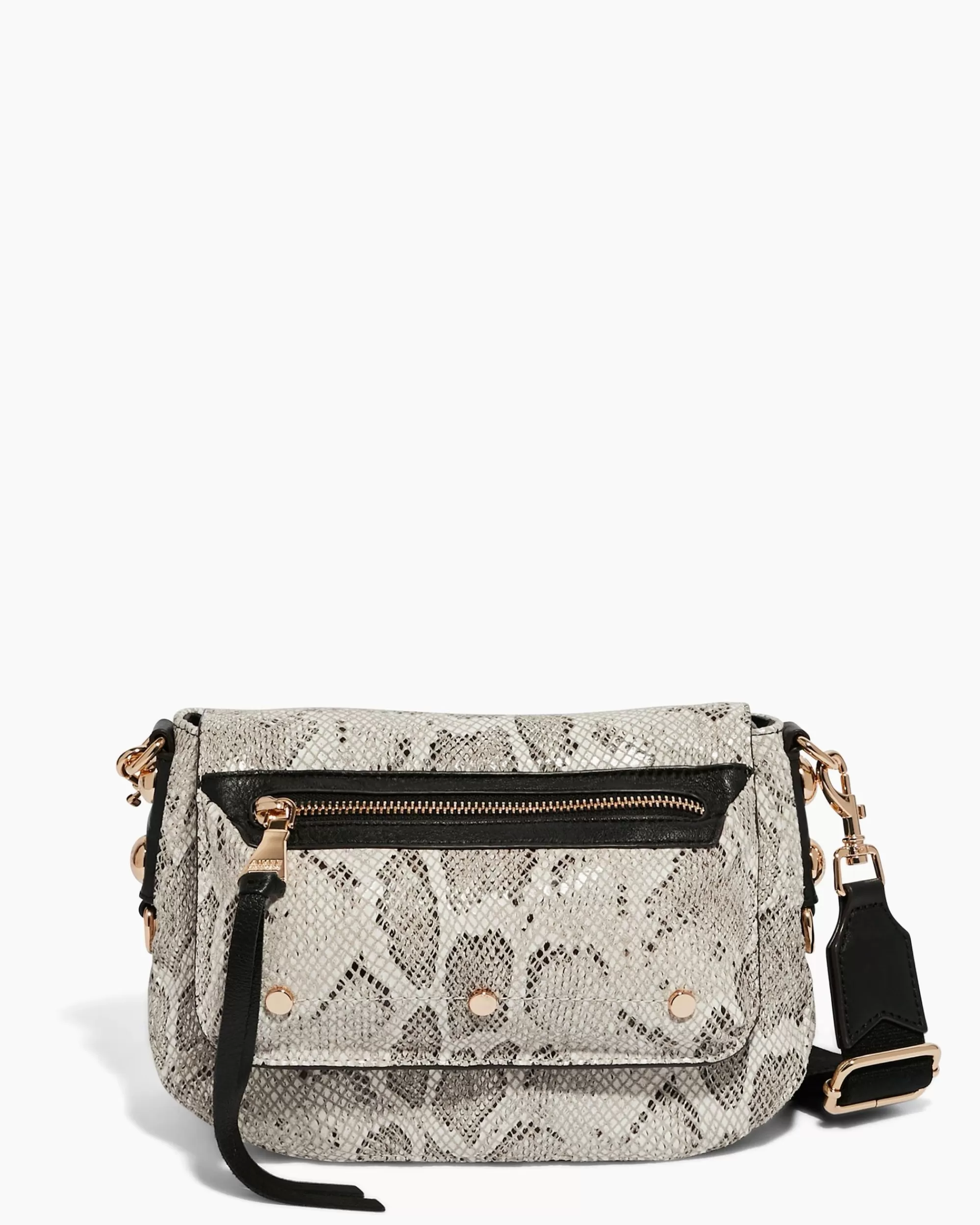 Aimee Kestenberg Crossbody Bags-High Riser Crossbody Almond Snake