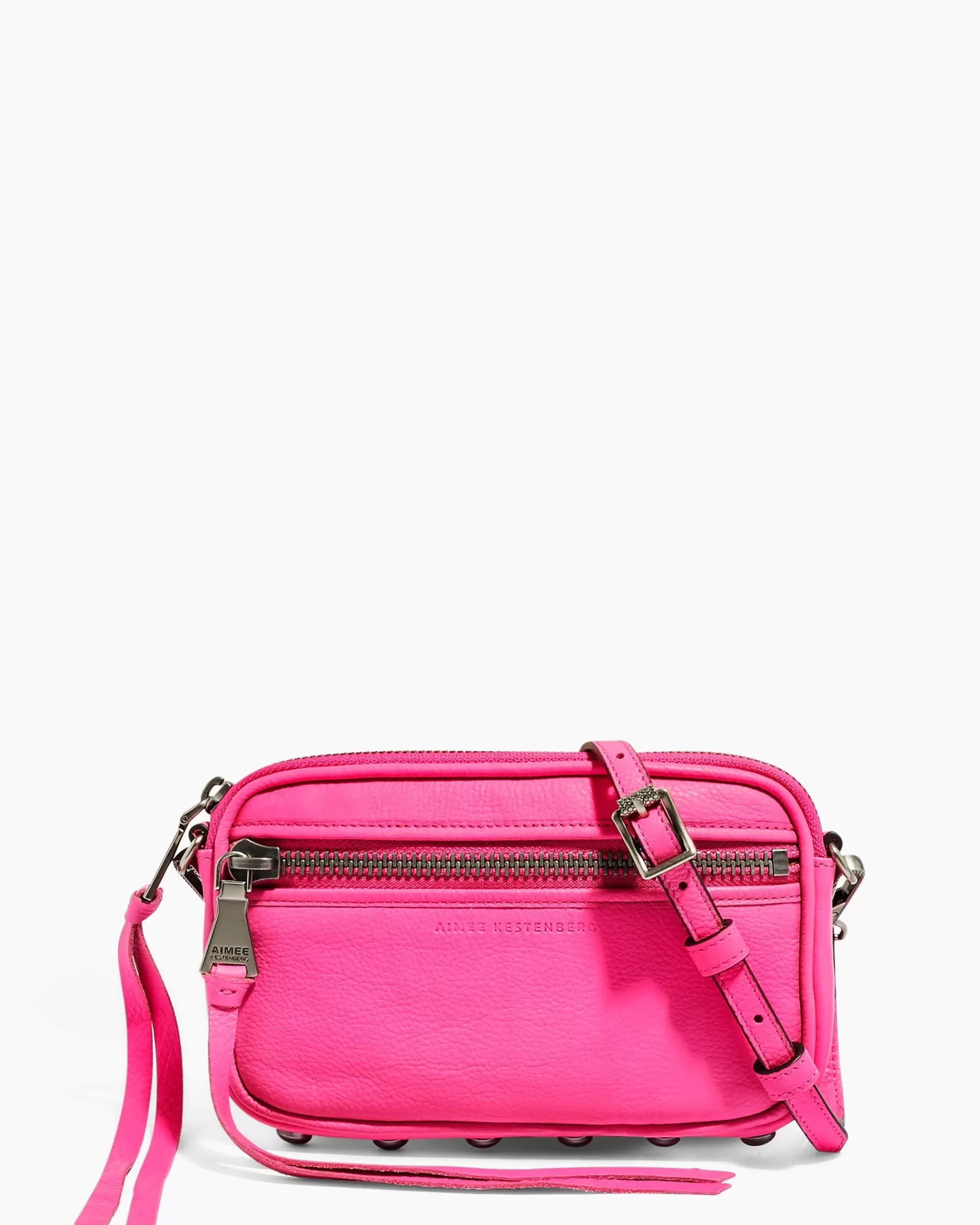 Aimee Kestenberg Crossbody Bags-Lets Ride Mini Crossbody Hot Pink