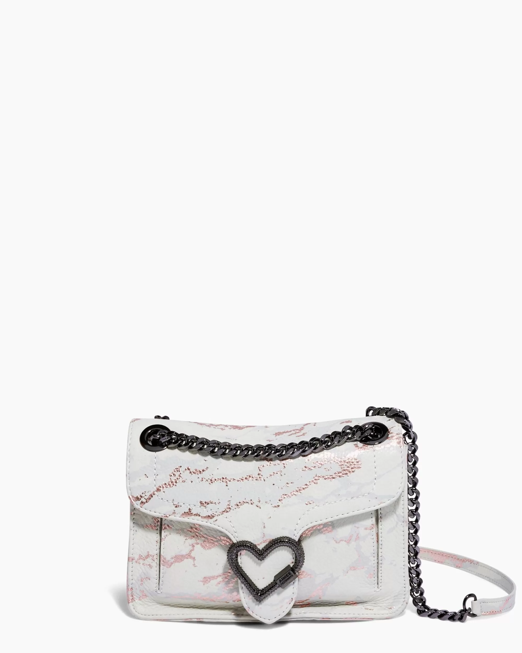 Aimee Kestenberg Shoulder Bags-Lovers Lane Convertible Shoulder Rose Gold Marble