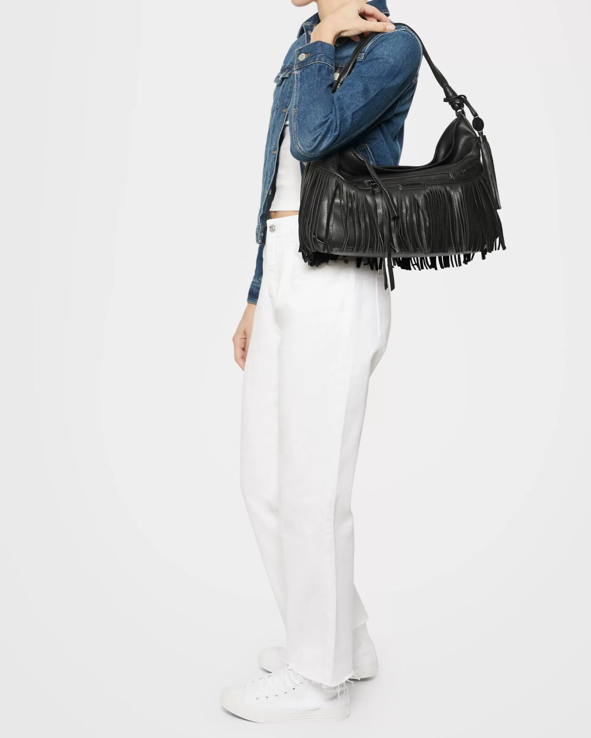 Aimee Kestenberg Shoulder Bags-Lulu Hobo Black