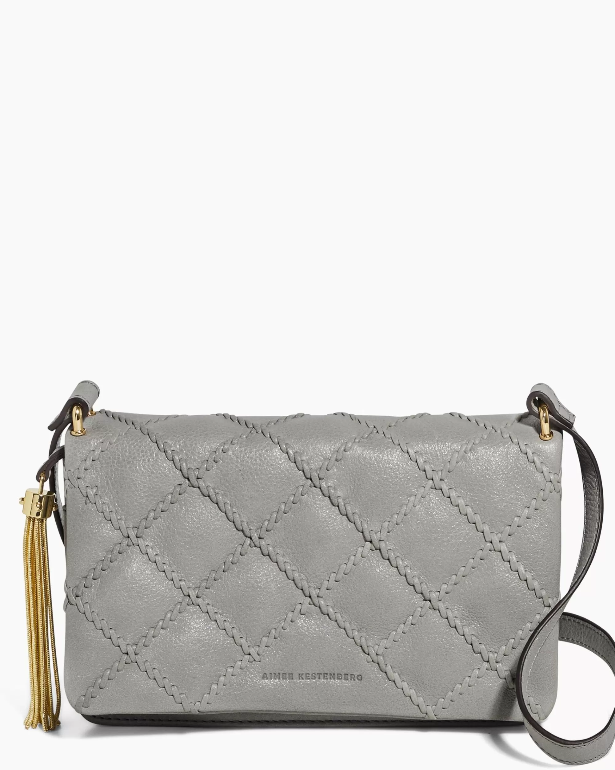 Aimee Kestenberg Satchels-Madison Medium Shoulder Cool Grey Vintage
