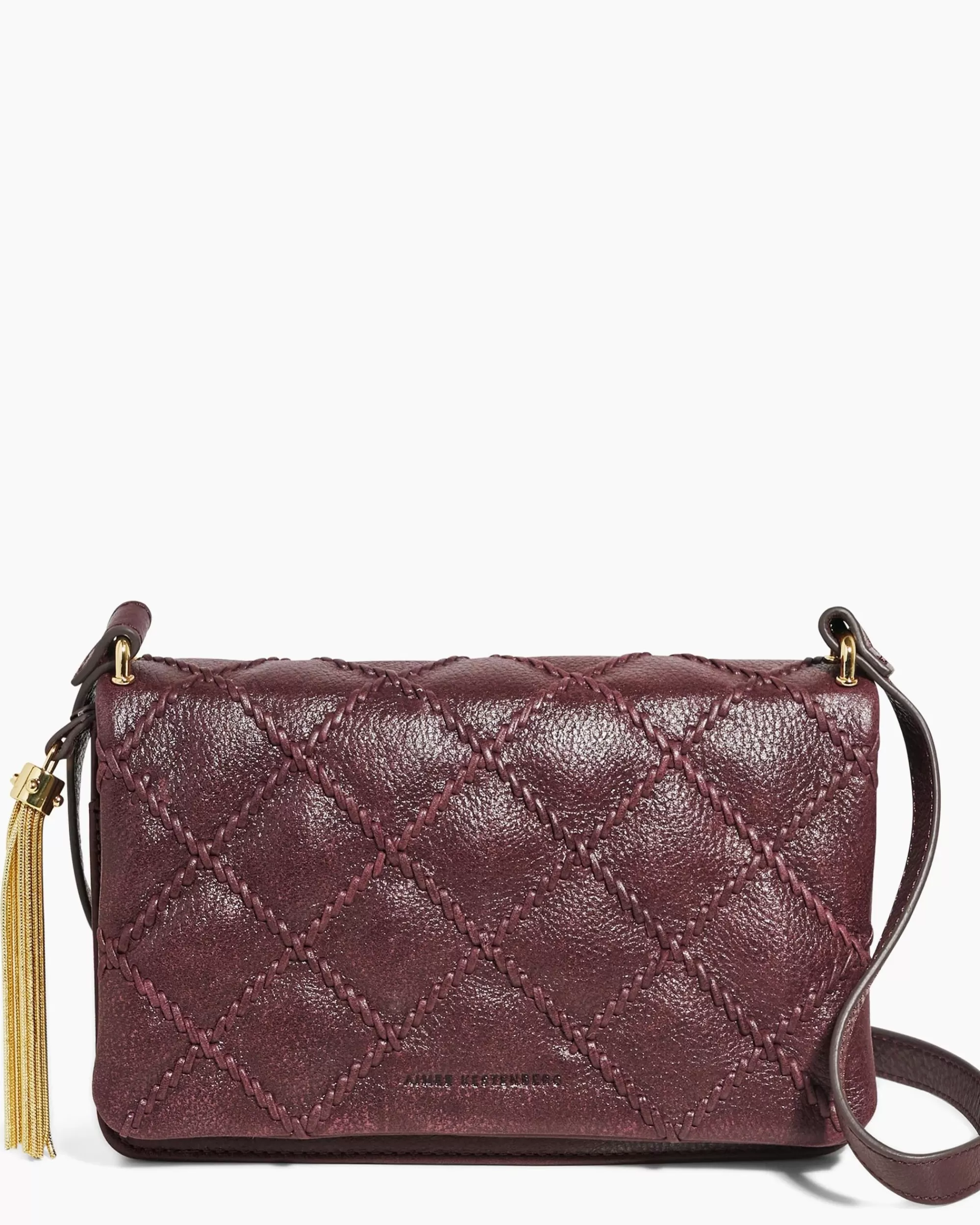 Aimee Kestenberg Satchels-Madison Medium Shoulder True Plum Vintage