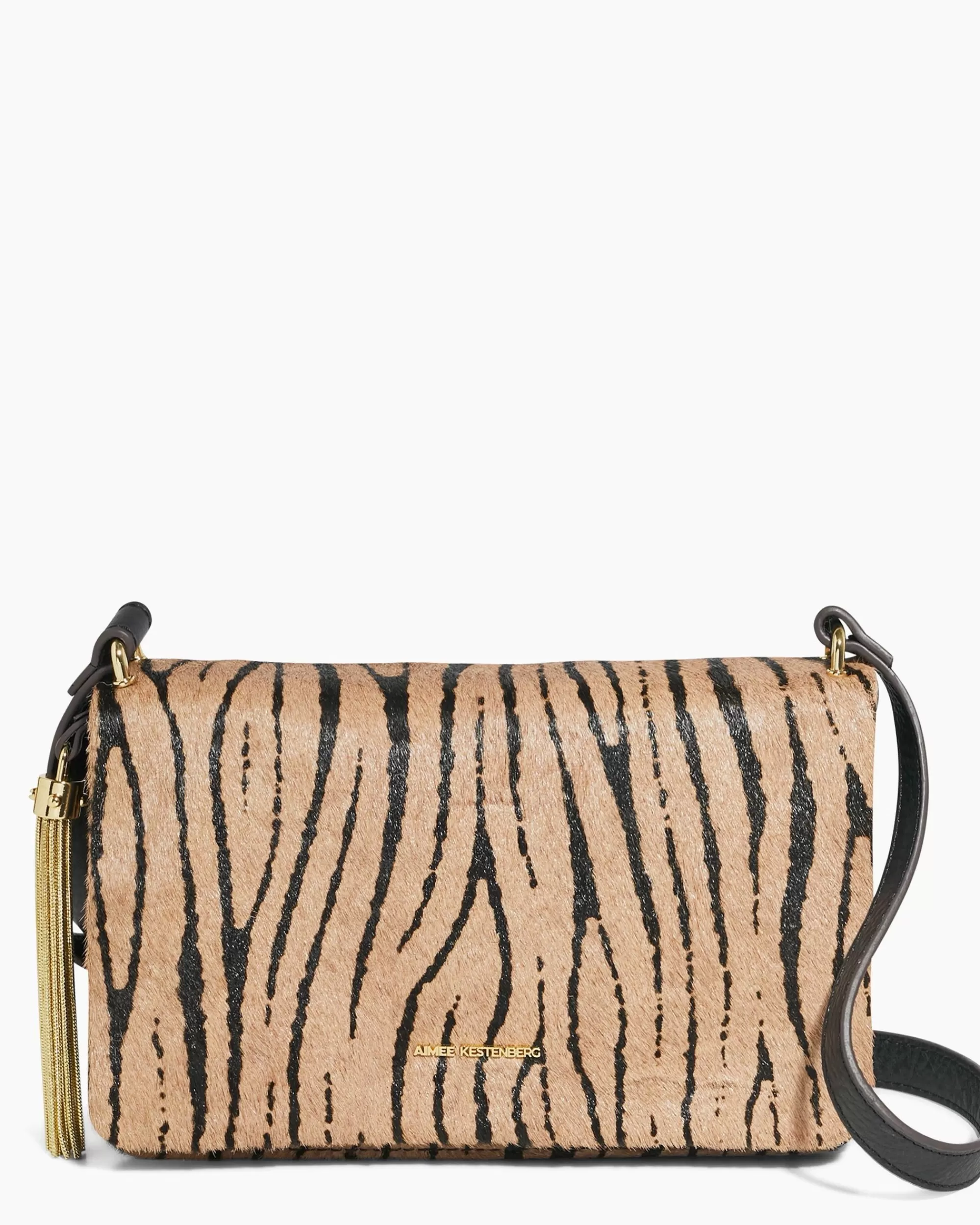 Aimee Kestenberg Satchels-Madison Medium Shoulder Tiger Haircalf