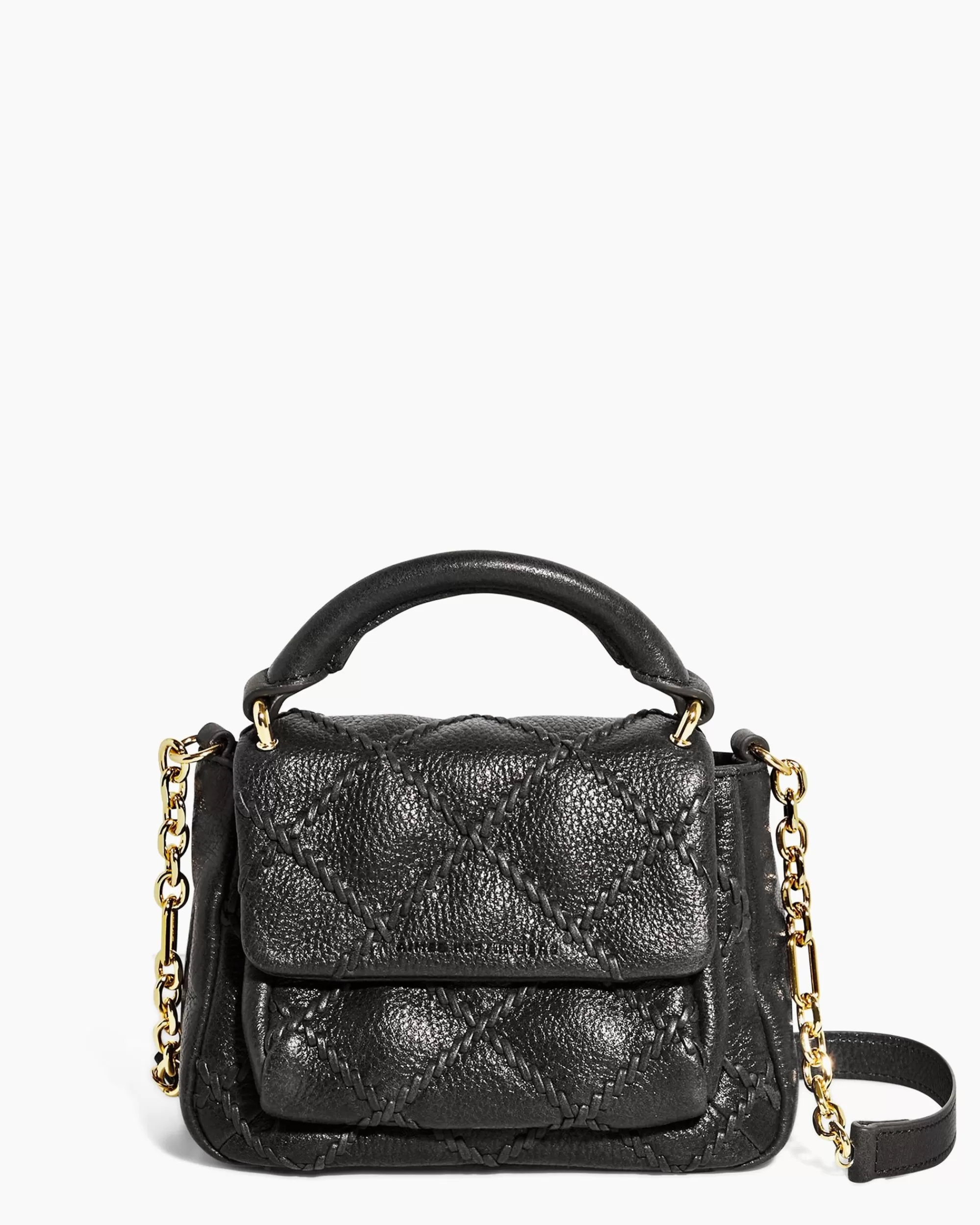 Aimee Kestenberg Crossbody Bags-Madison Top Handle Crossbody Black Vintage