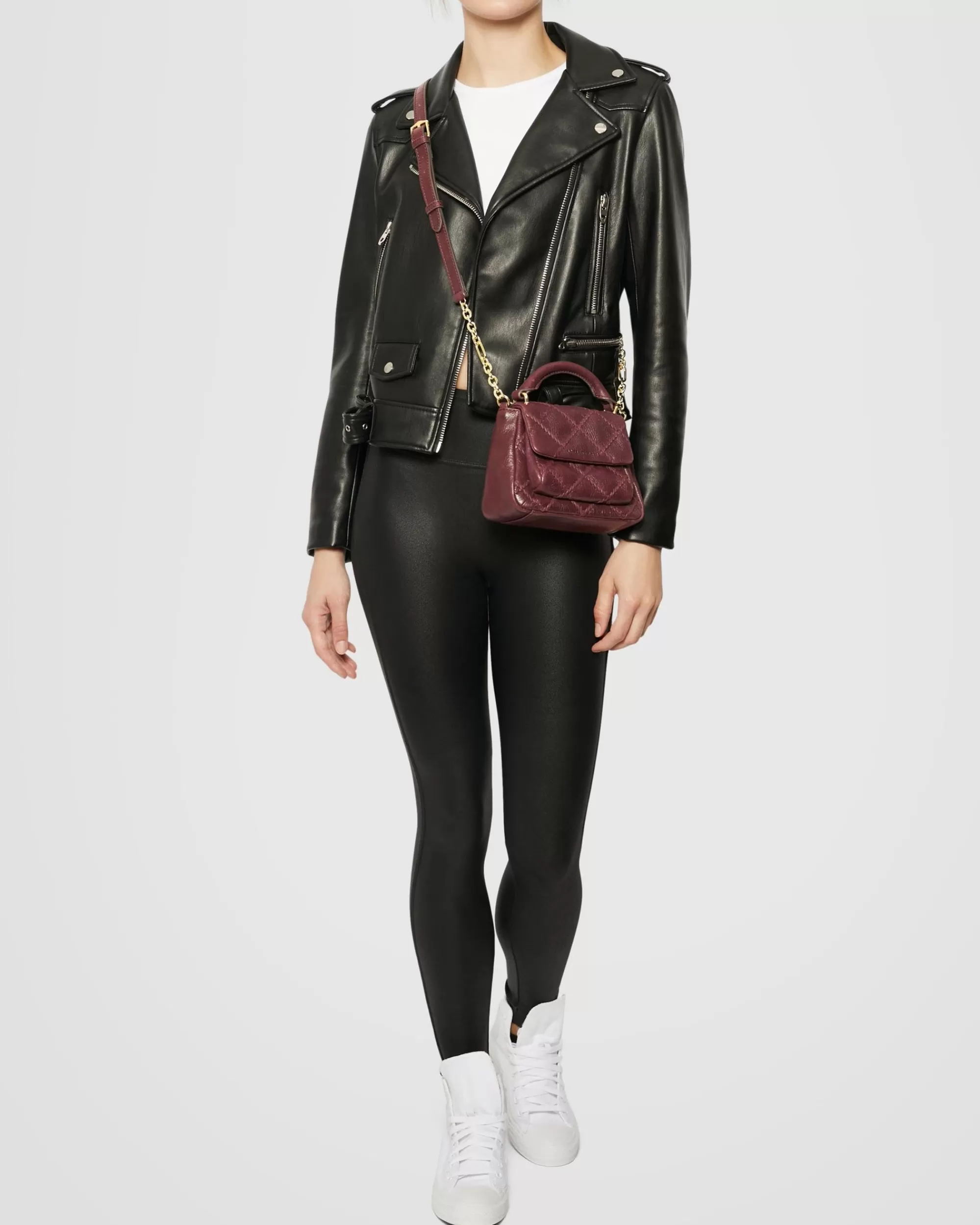 Aimee Kestenberg Crossbody Bags-Madison Top Handle Crossbody True Plum Vintage