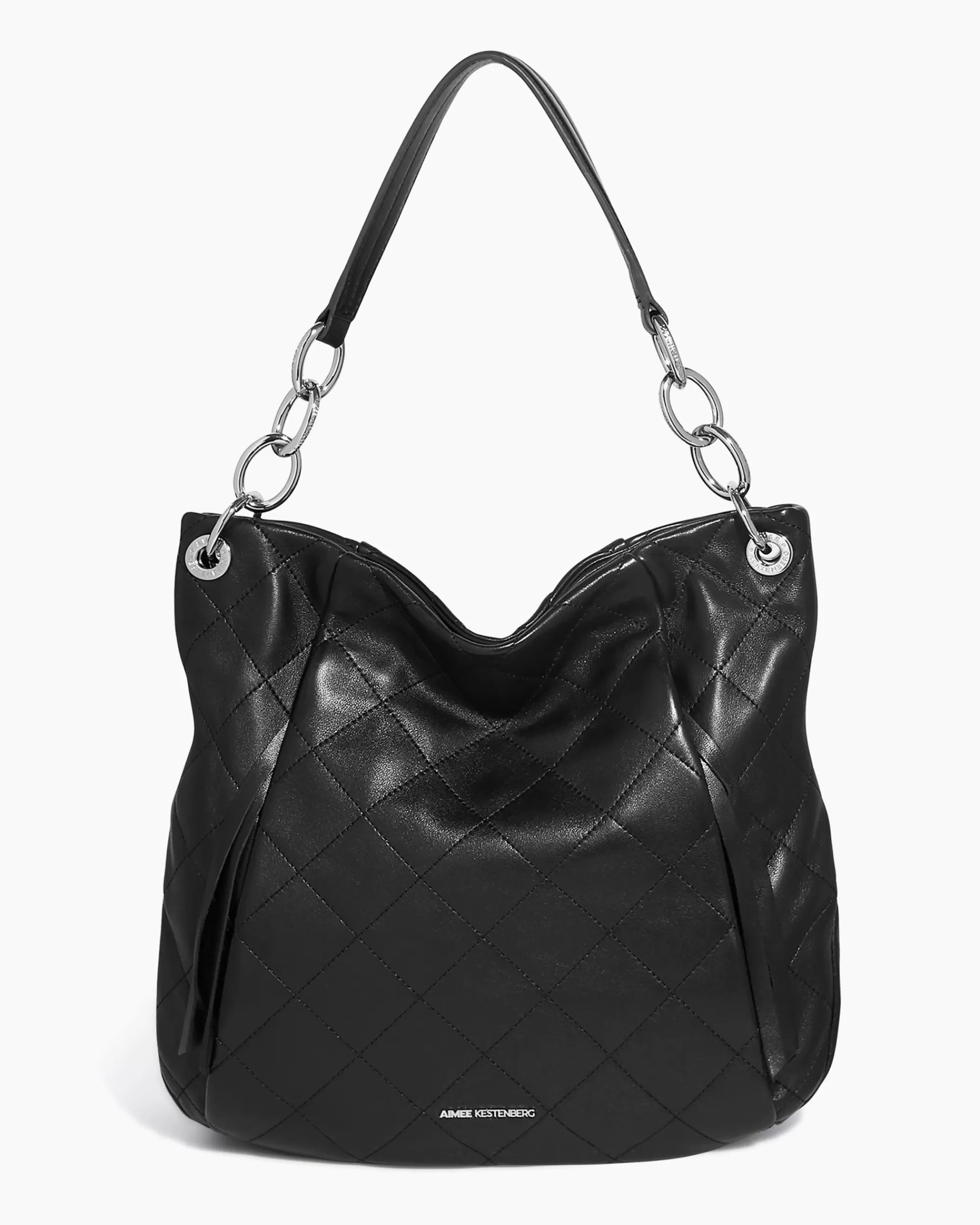 Aimee Kestenberg Shoulder Bags-Maven Quilted Shoulder Black