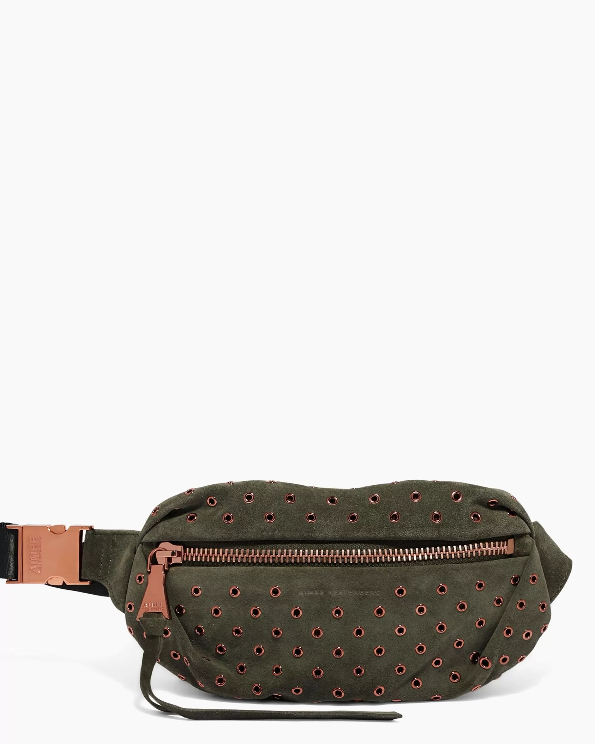 Aimee Kestenberg Bum Bags & Belt Bags-Milan Bum Bag With Eyelets Forest With Eyelets