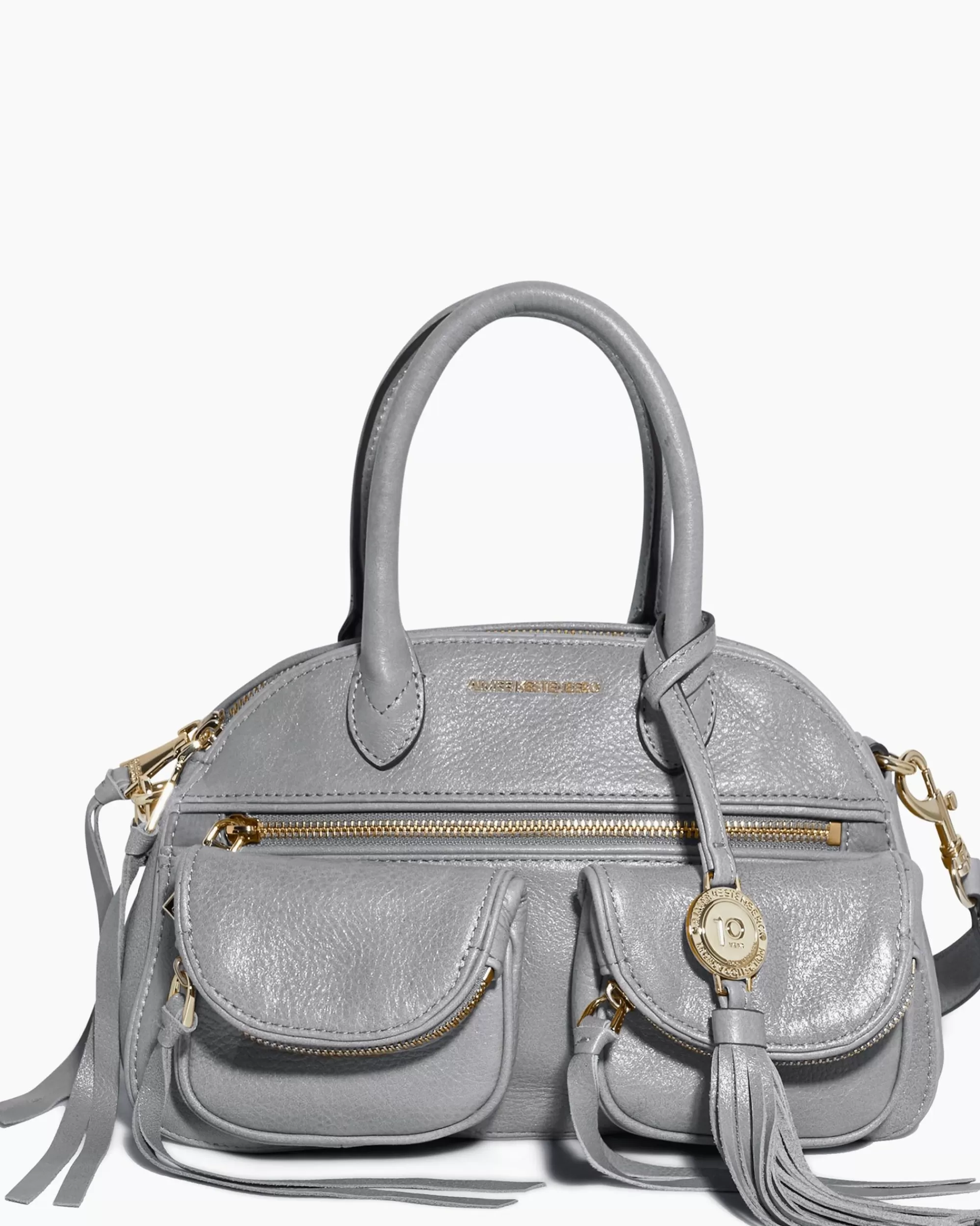 Aimee Kestenberg Satchels-Mini Lucy Satchel Cool Grey