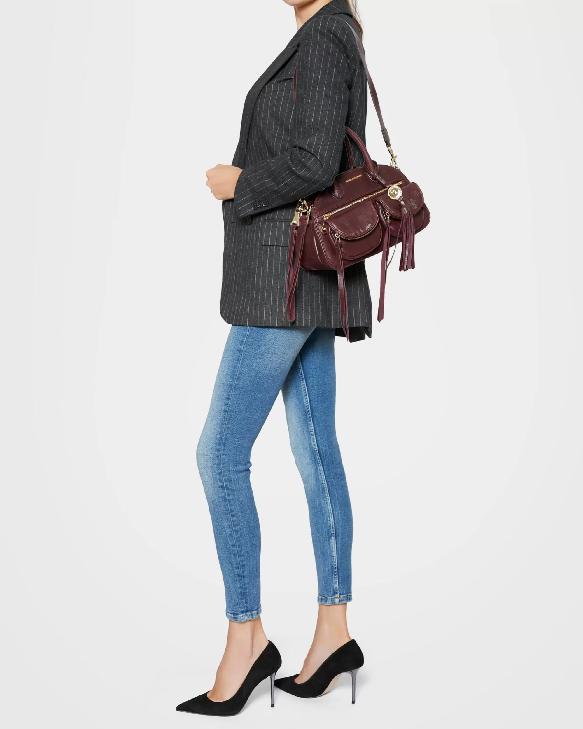 Aimee Kestenberg Satchels-Mini Lucy Satchel True Plum