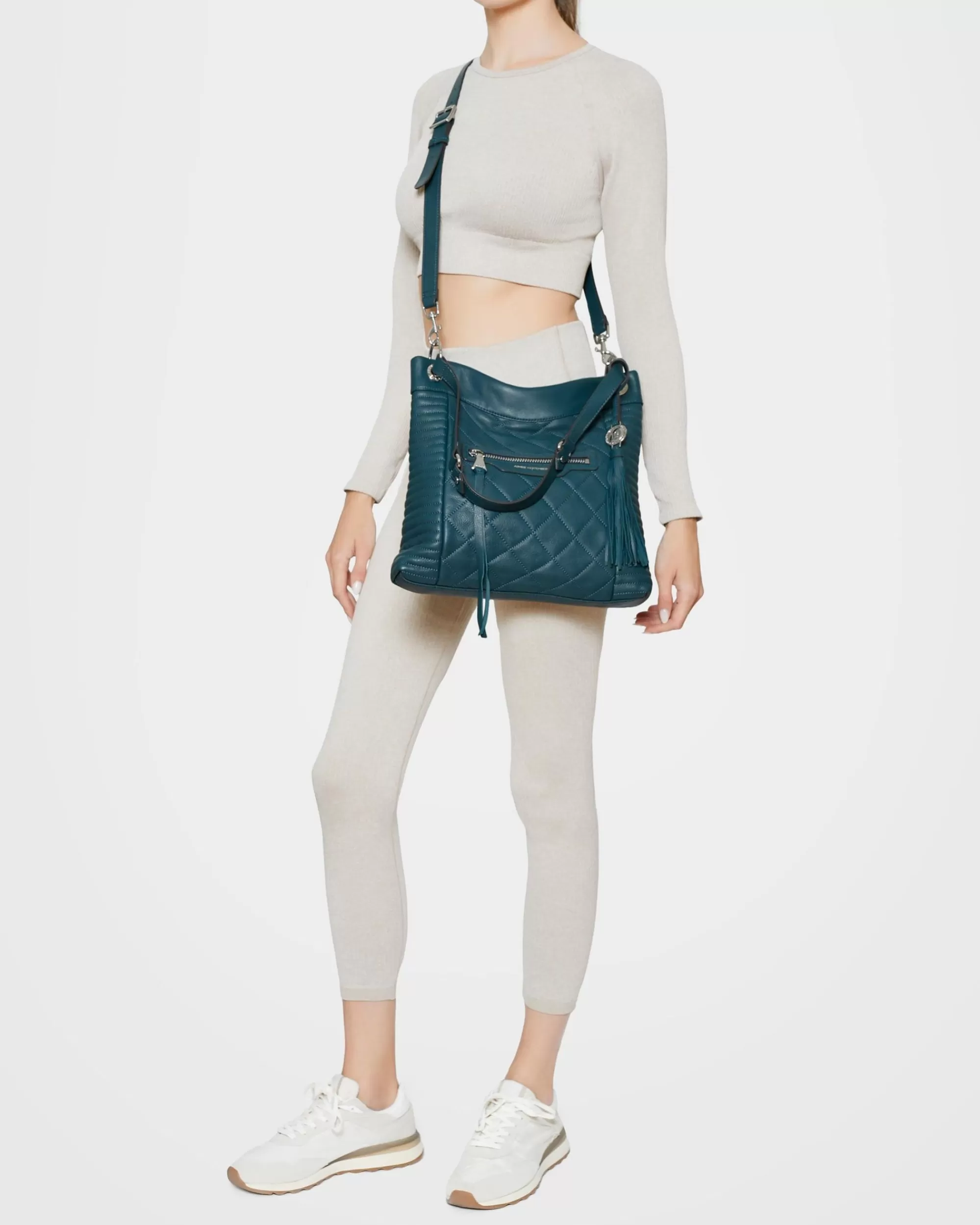 Aimee Kestenberg Crossbody Bags-Serena Convertible Crossbody Teal