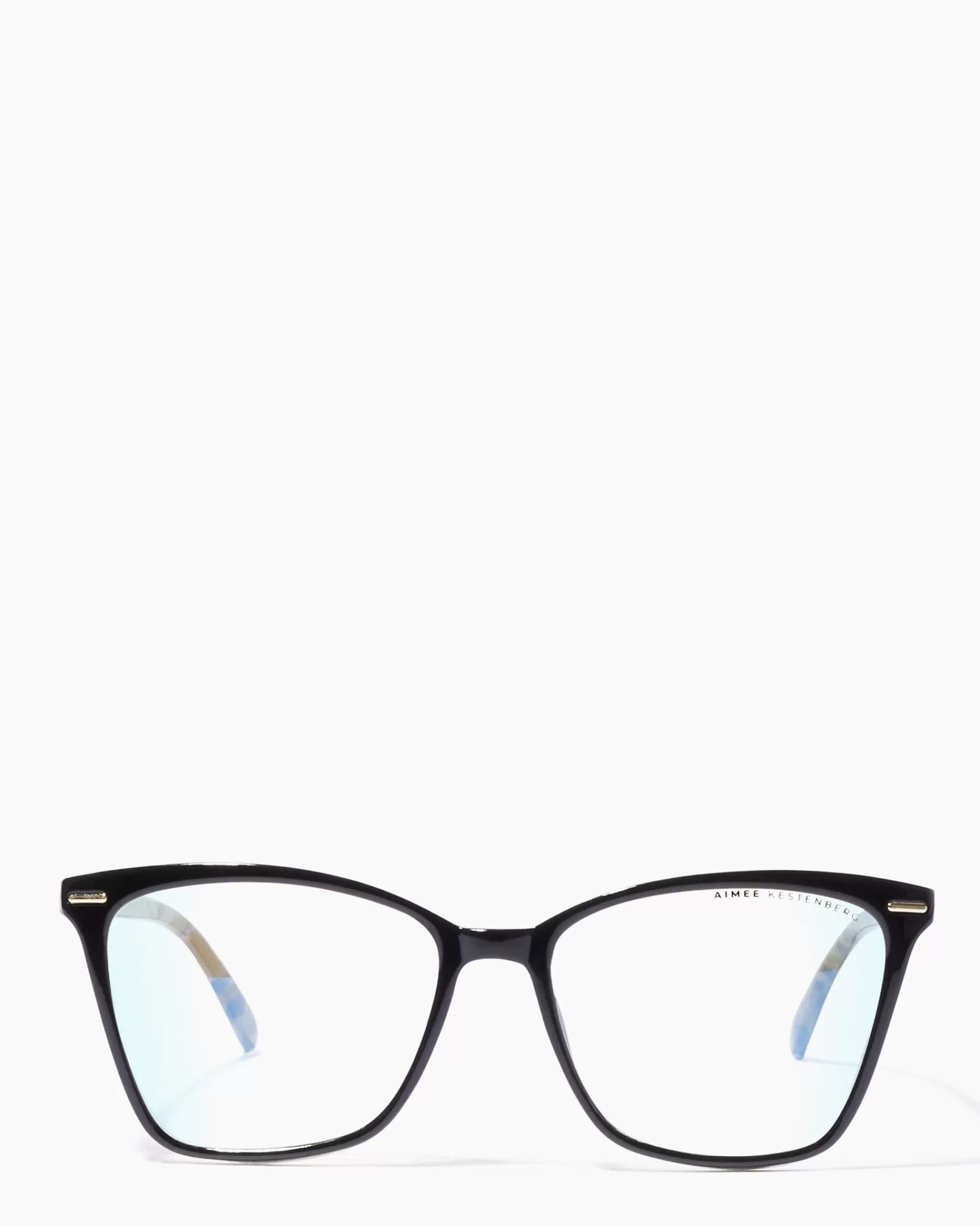Aimee Kestenberg Eyewear-Stanton-Blue Light Black With Leopard
