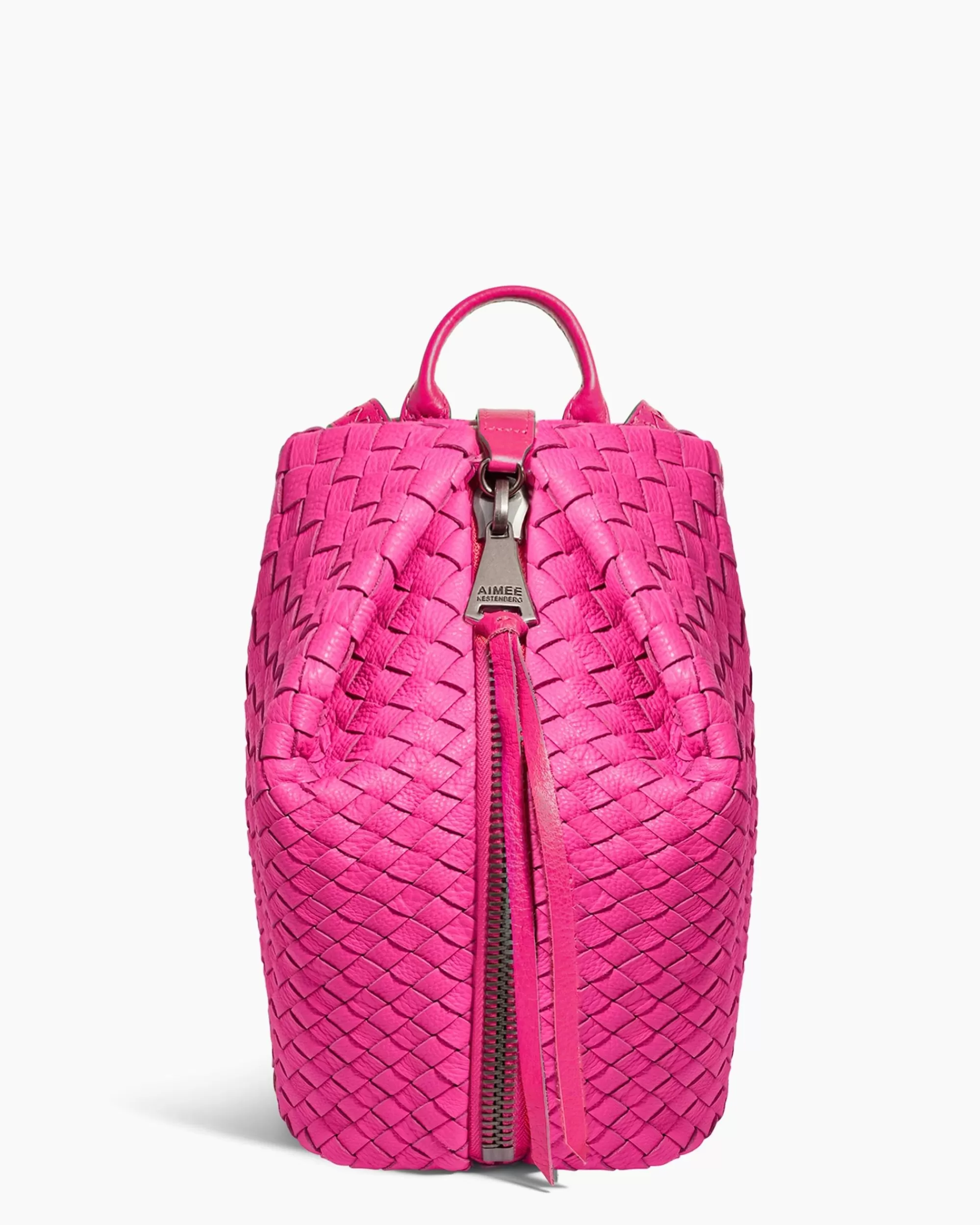 Aimee Kestenberg Backpacks-Tamitha Mini Backpack Hot Pink Woven