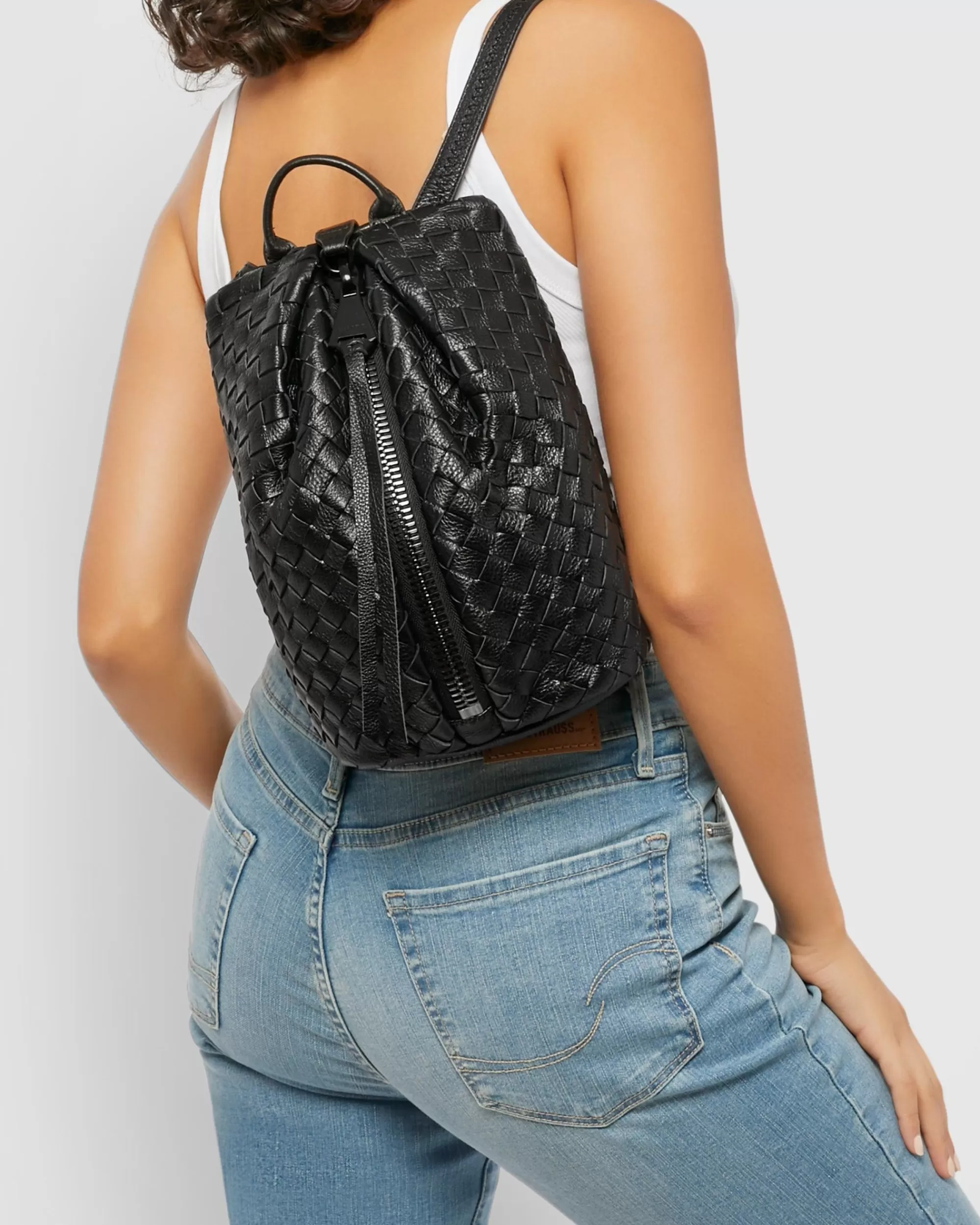 Aimee Kestenberg Backpacks-Tamitha Mini Backpack Black Woven