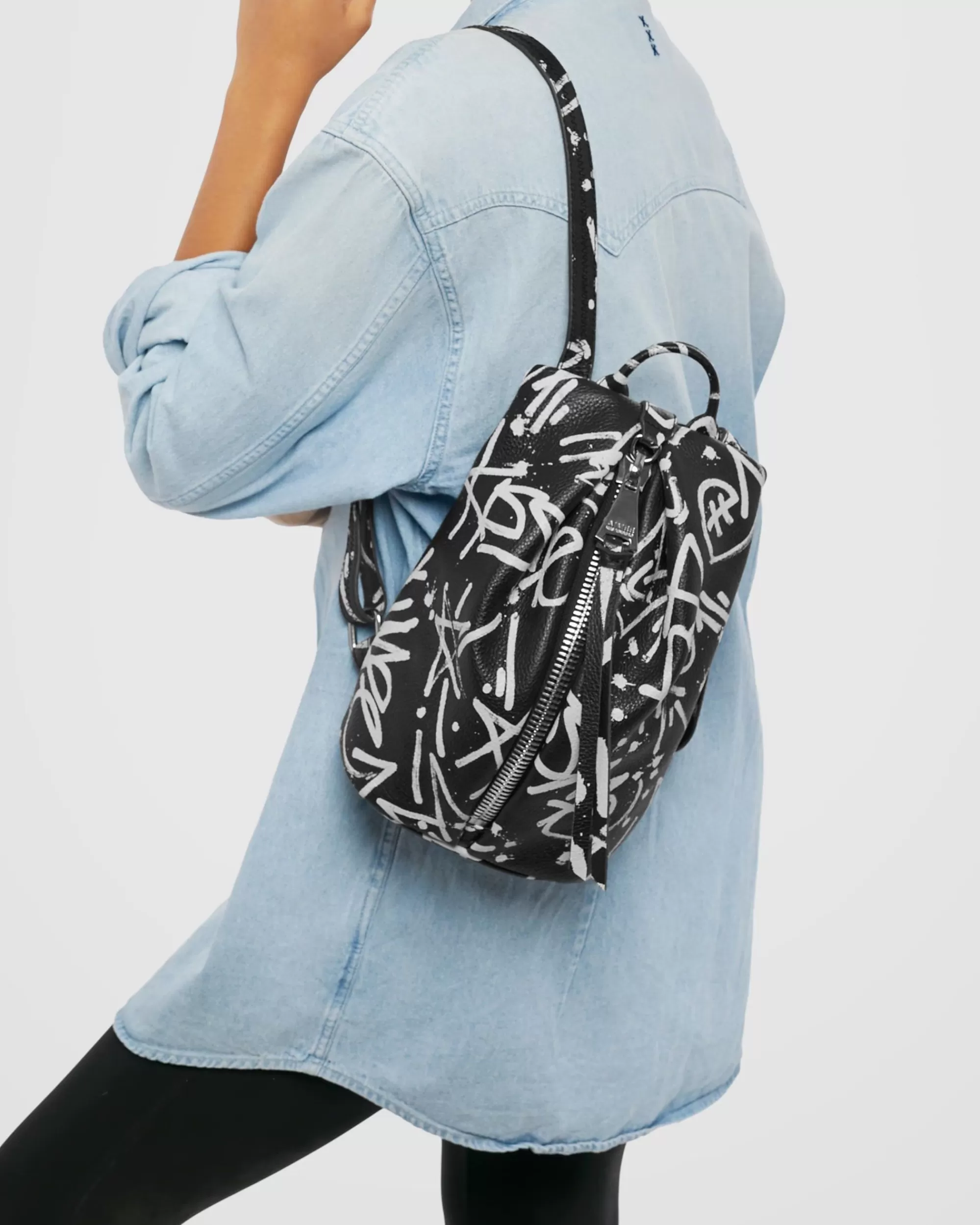 Aimee Kestenberg Backpacks-Tamitha Novelty Mini Backpack Neon Lights