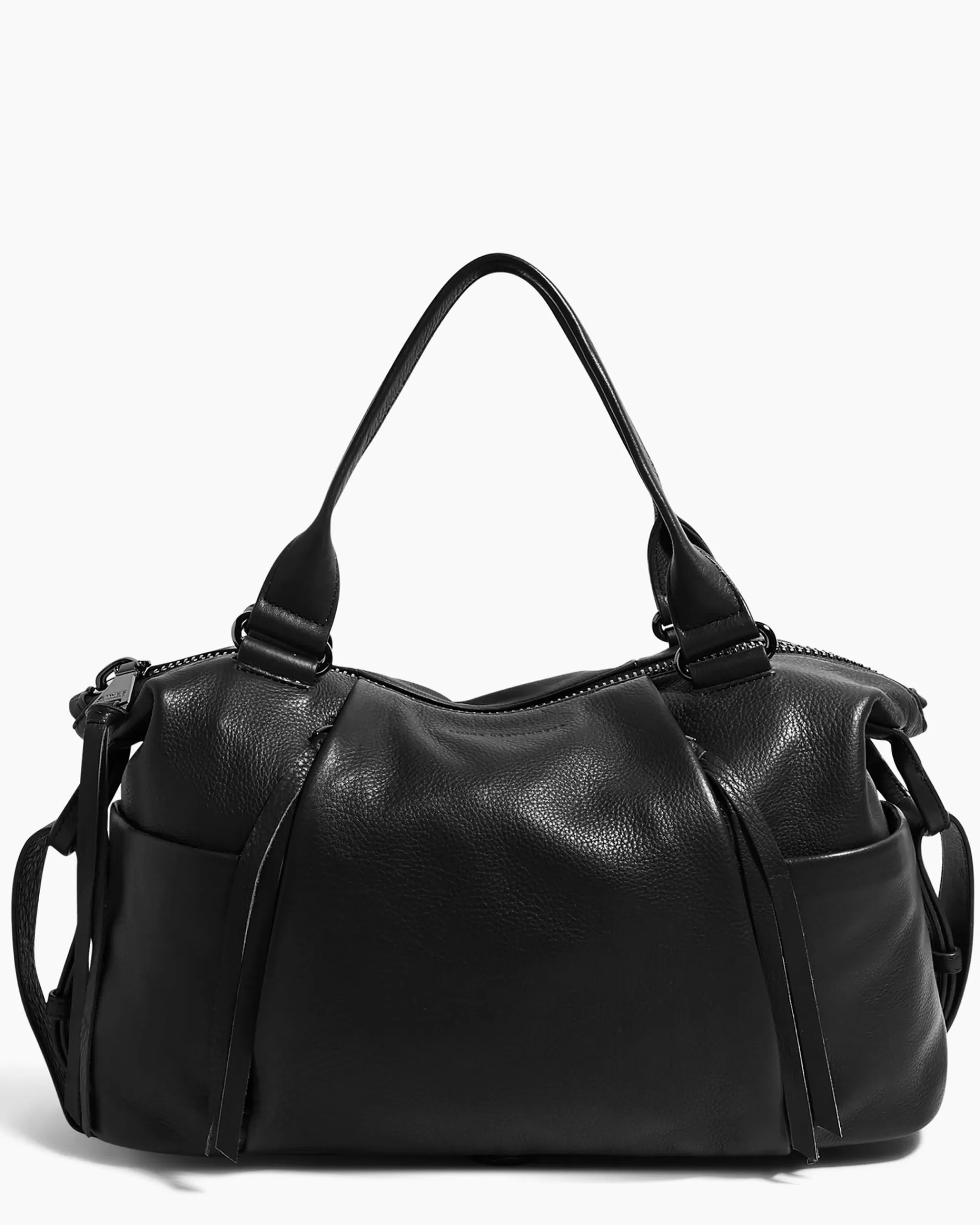 Aimee Kestenberg Satchels-Tamitha Satchel Black With Gunmetal