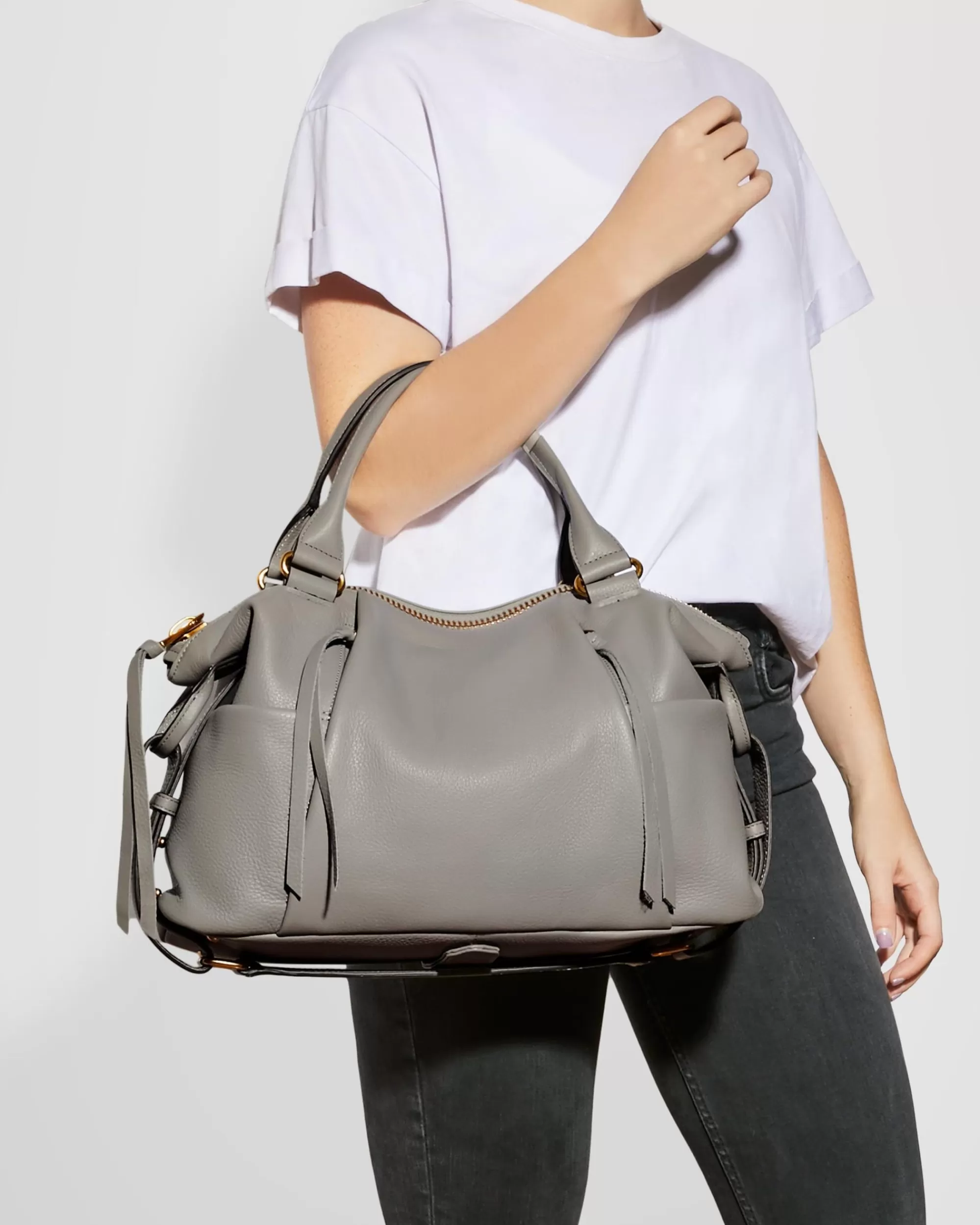 Aimee Kestenberg Satchels-Tamitha Satchel Steel Grey